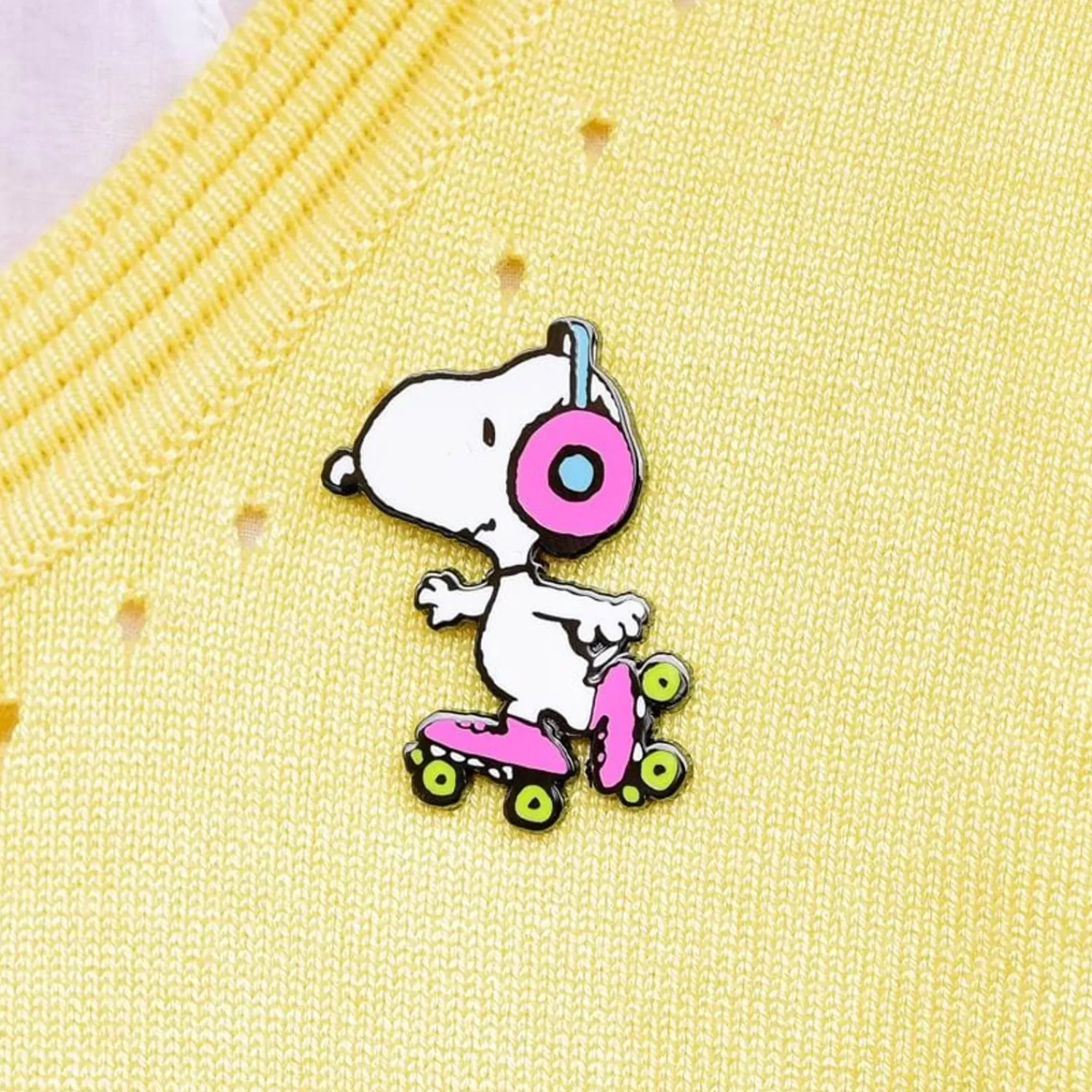 Snoopy On Skates Enamel Pin*Erstwilder Sale