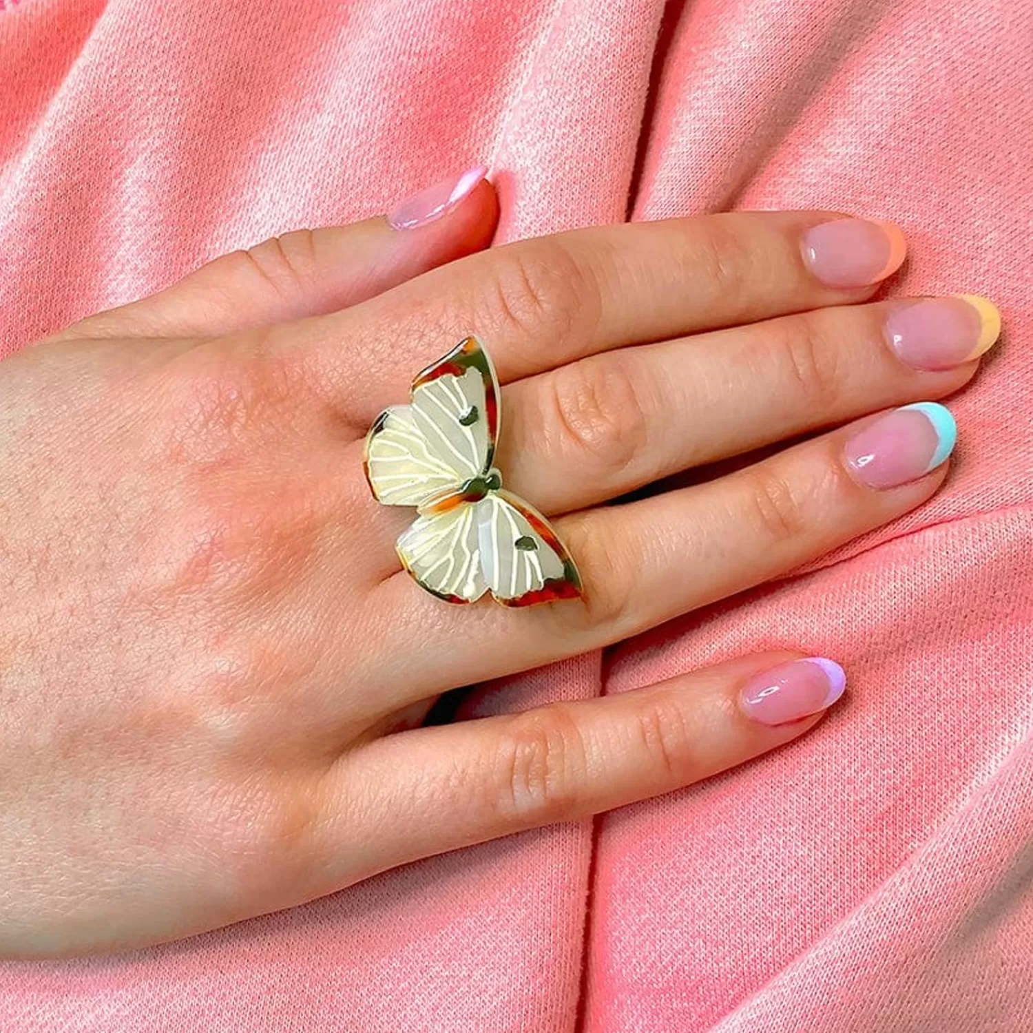 Social Butterfly Statement Ring*Erstwilder Sale