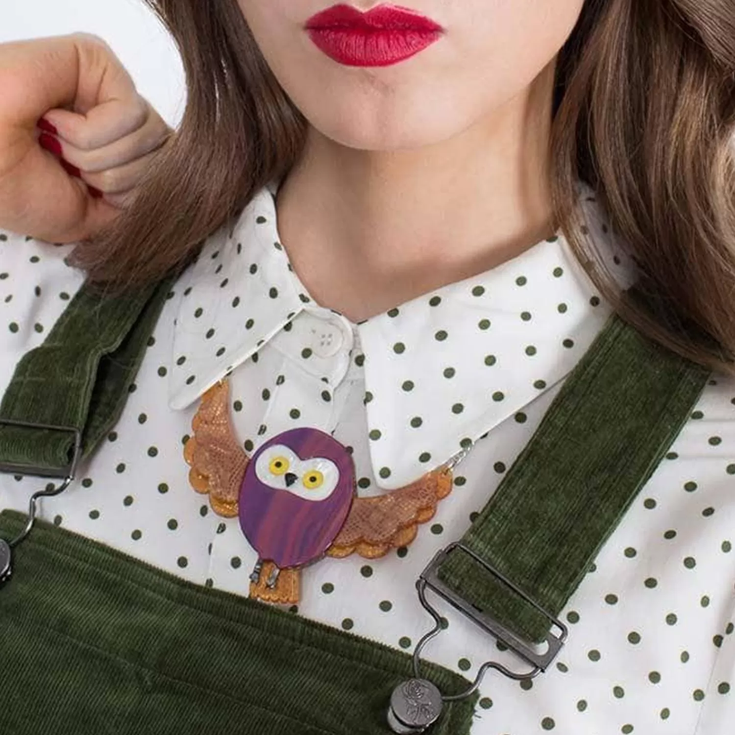 Spark The Owl Necklace*Erstwilder Cheap