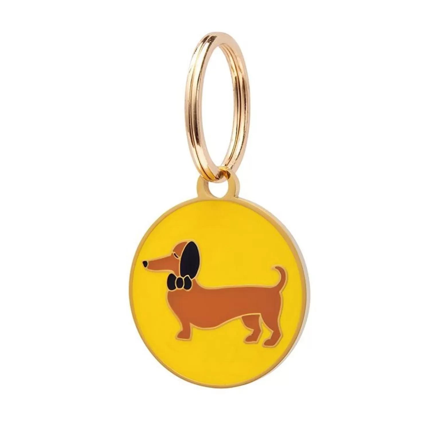 Spiffy The Sausage Dog Enamel Pet Charm*Erstwilder Fashion