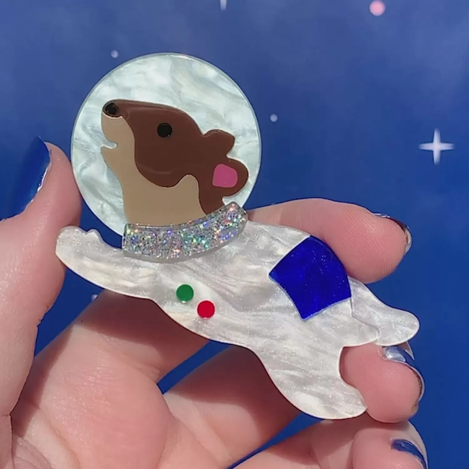 Stout-Hearted Spaceham Brooch*Erstwilder Fashion