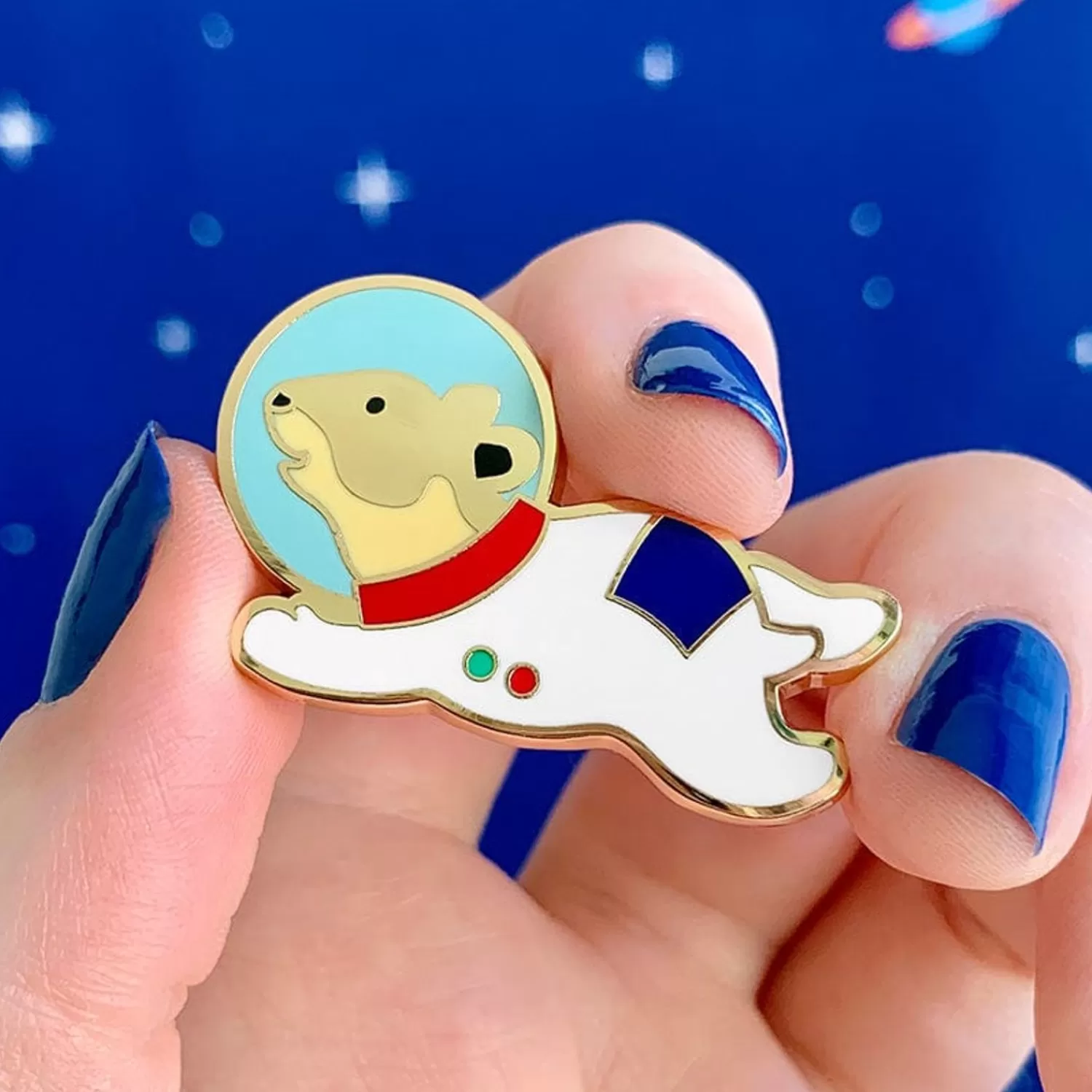 Stout-Hearted Spaceham Enamel Pin*Erstwilder Fashion