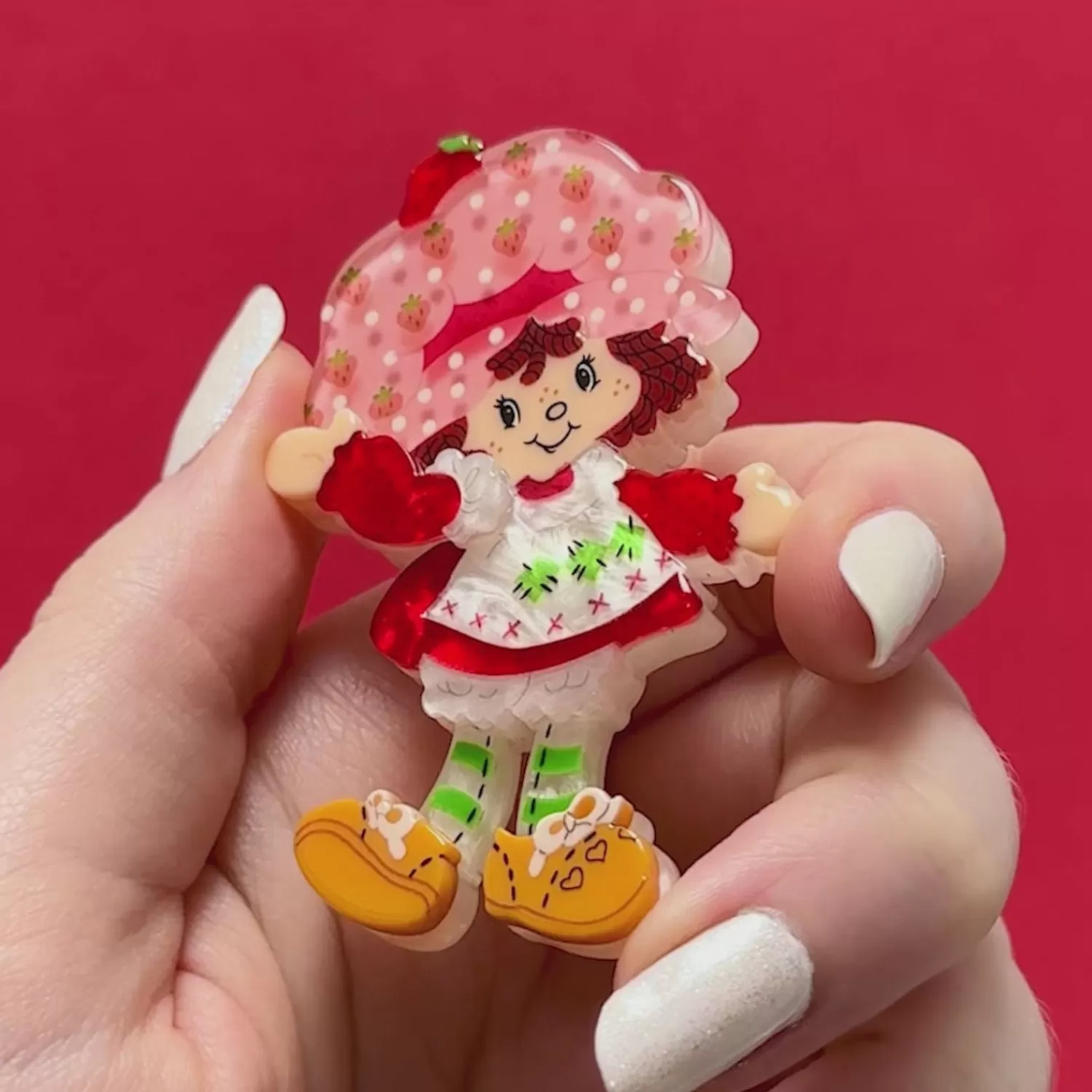 Strawberry Shortcake Brooch*Erstwilder Sale