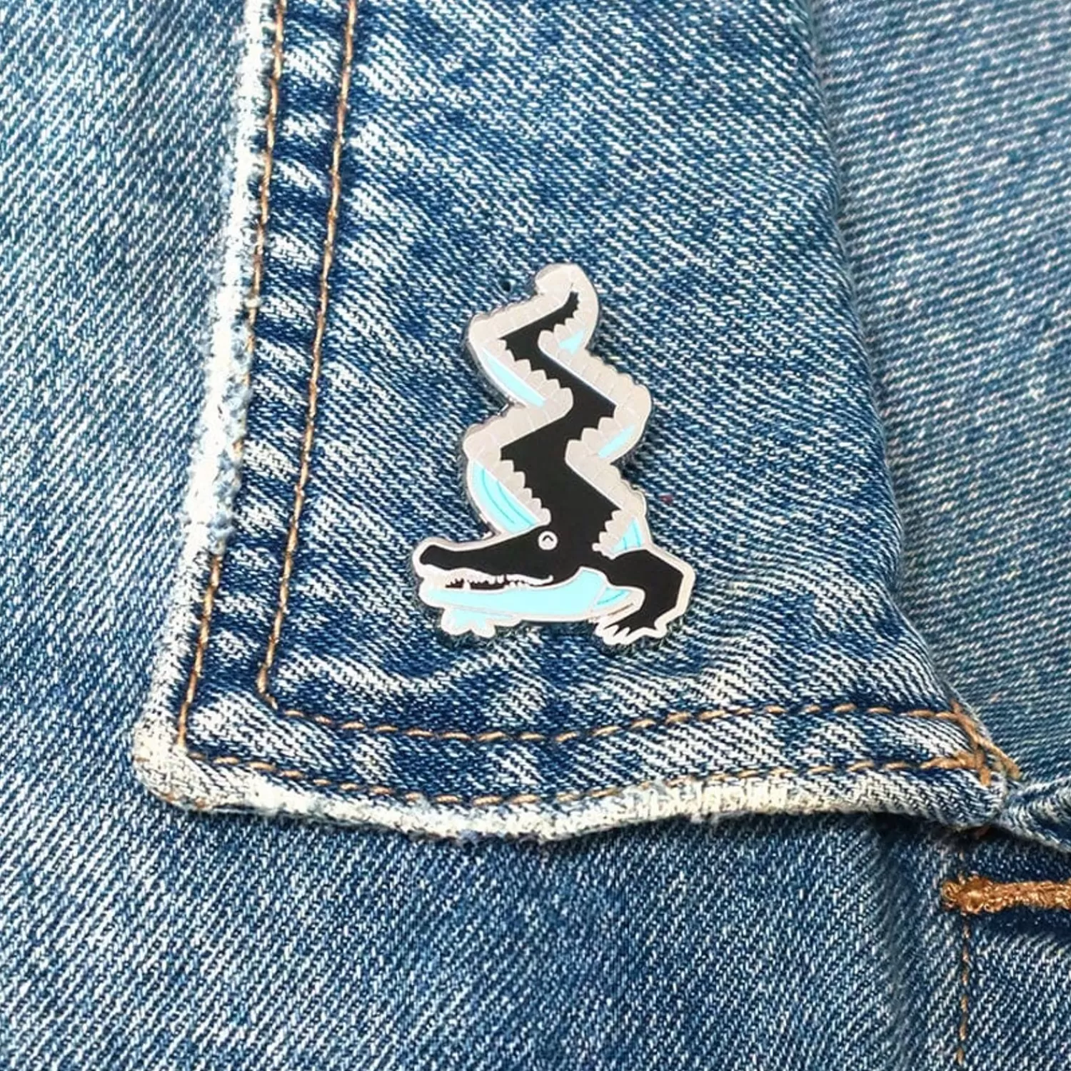 Stylish Smile Enamel Pin*Erstwilder Flash Sale