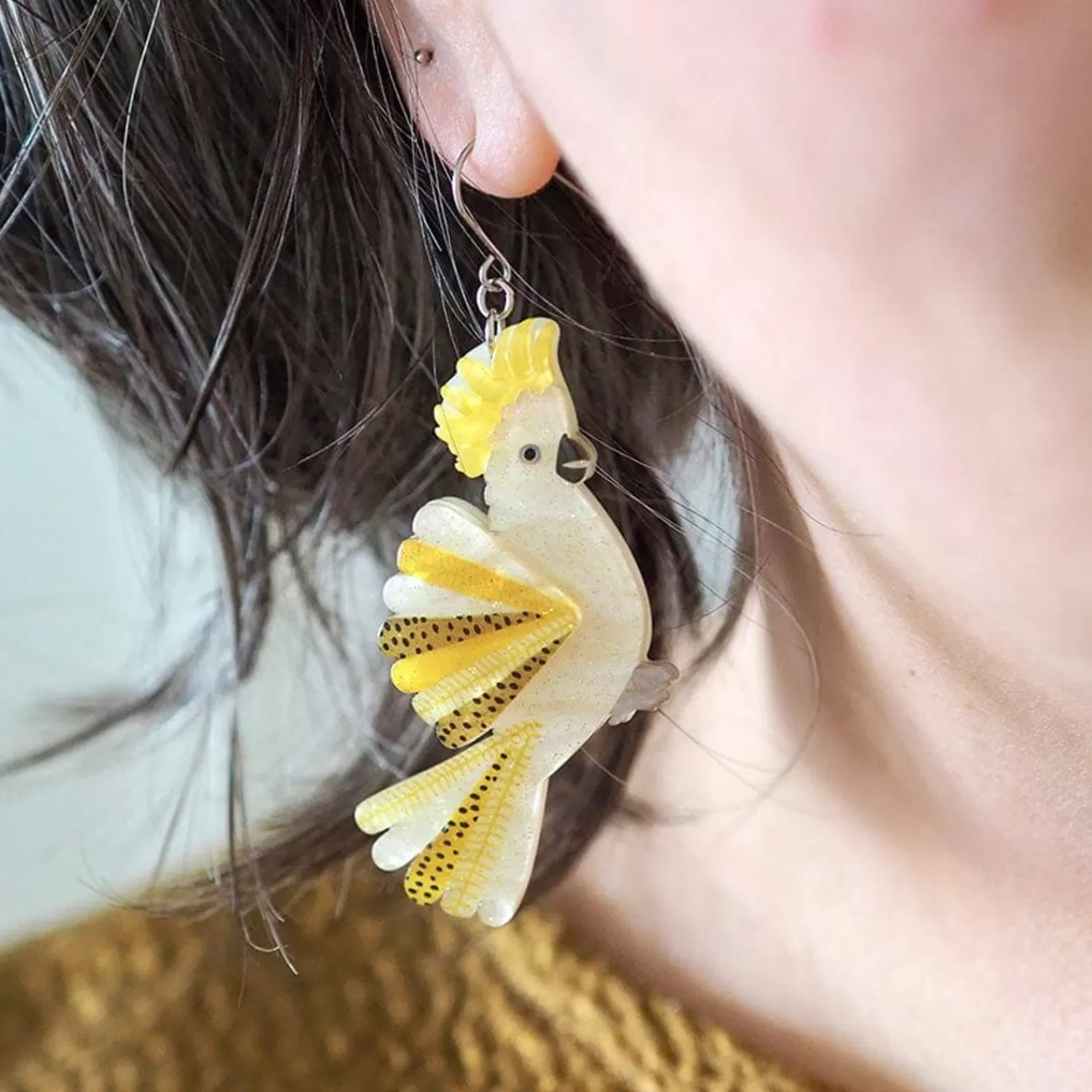 Sunny Of The Sulphur Crest Earrings*Erstwilder Fashion