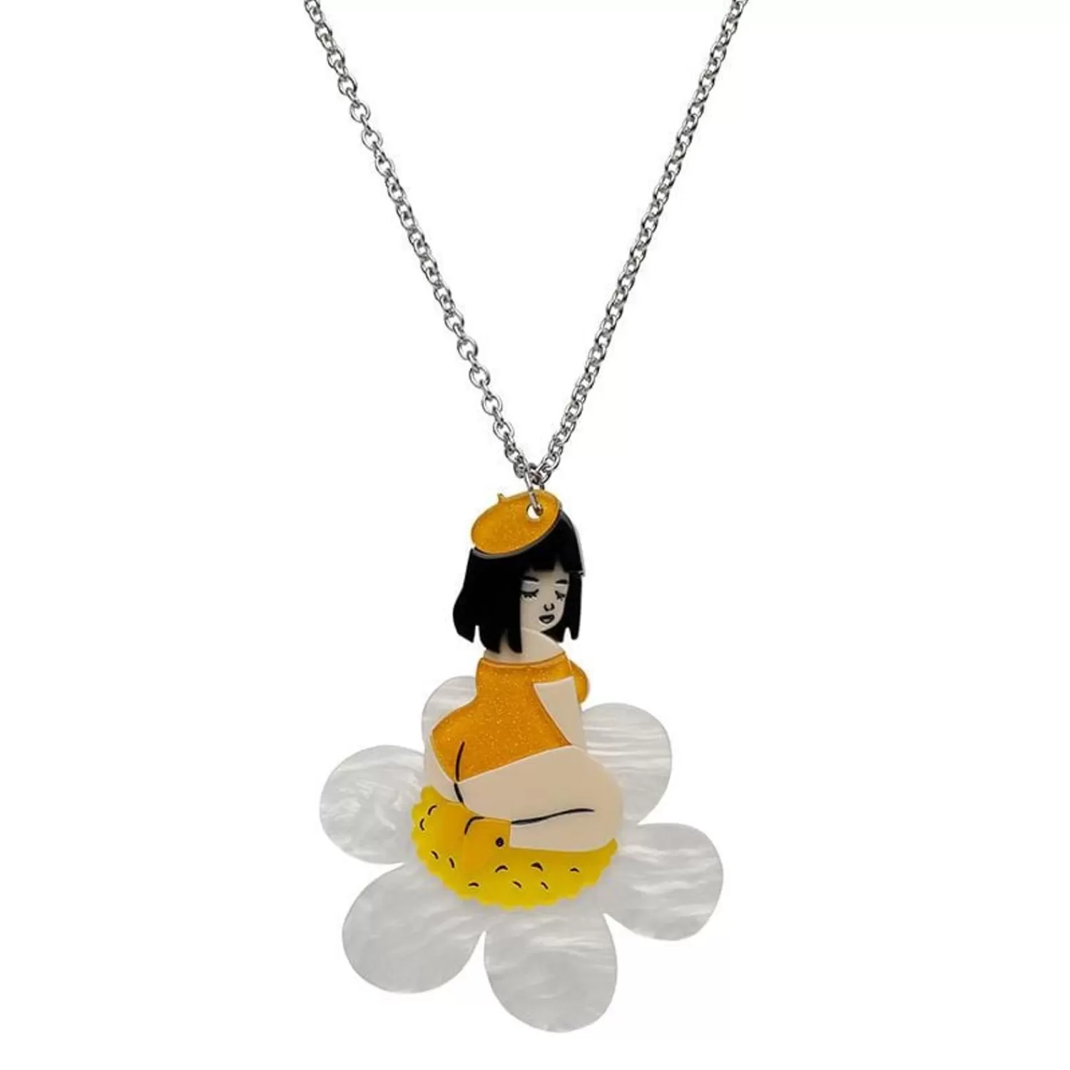 Sweet Marguerite Necklace*Erstwilder Cheap