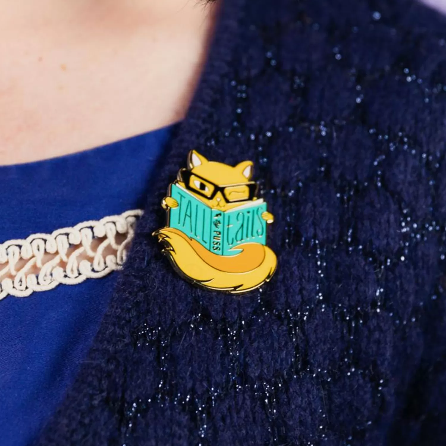 Tall Tails Enamel Pin*Erstwilder Best