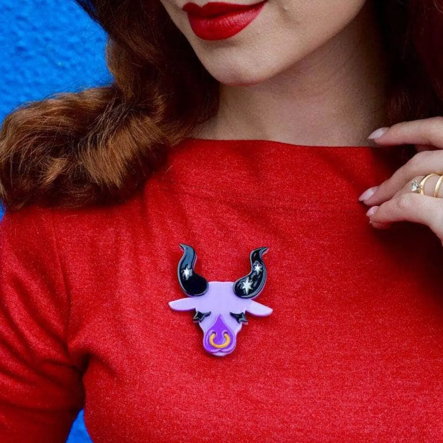 Taurus The Tactile Brooch*Erstwilder Store