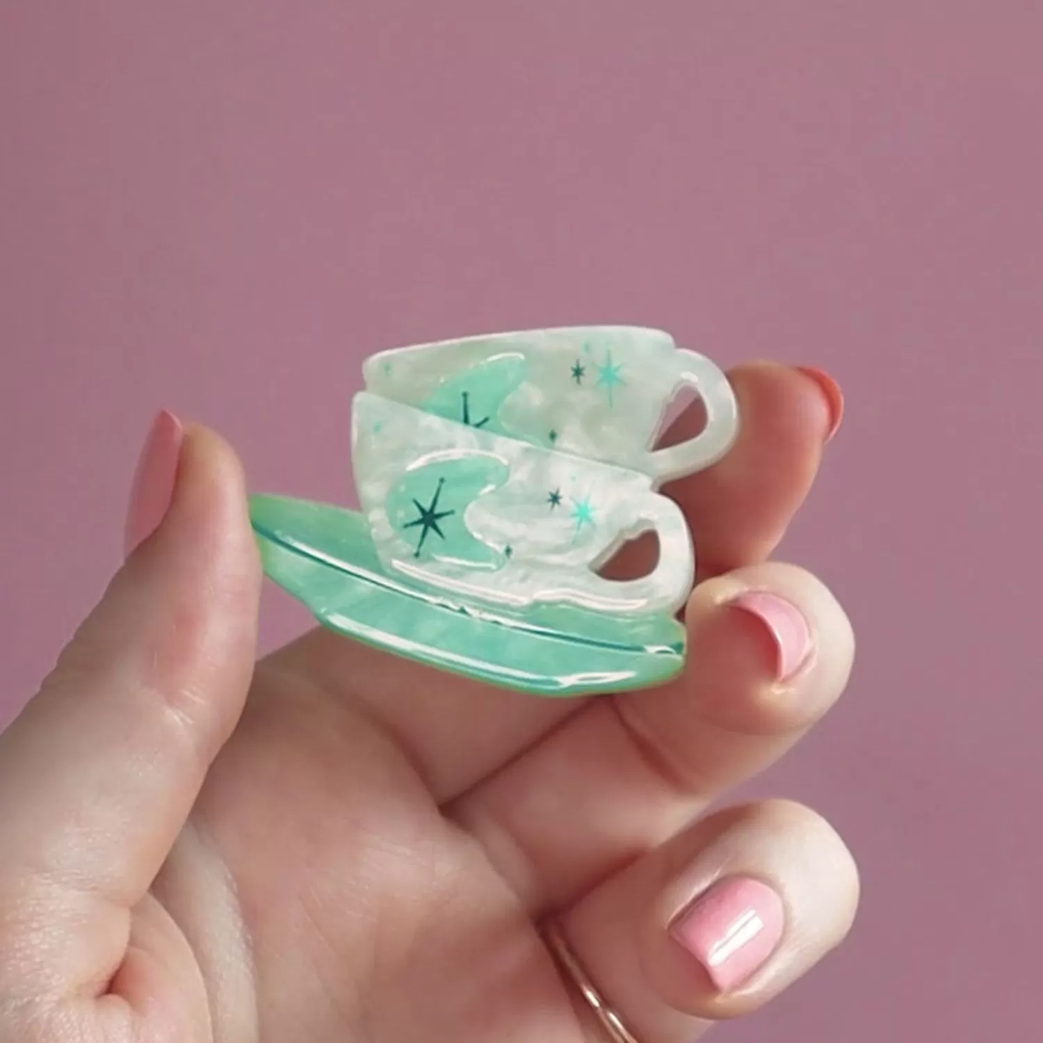 Tea And Sympathy Mini Brooch*Erstwilder Best Sale