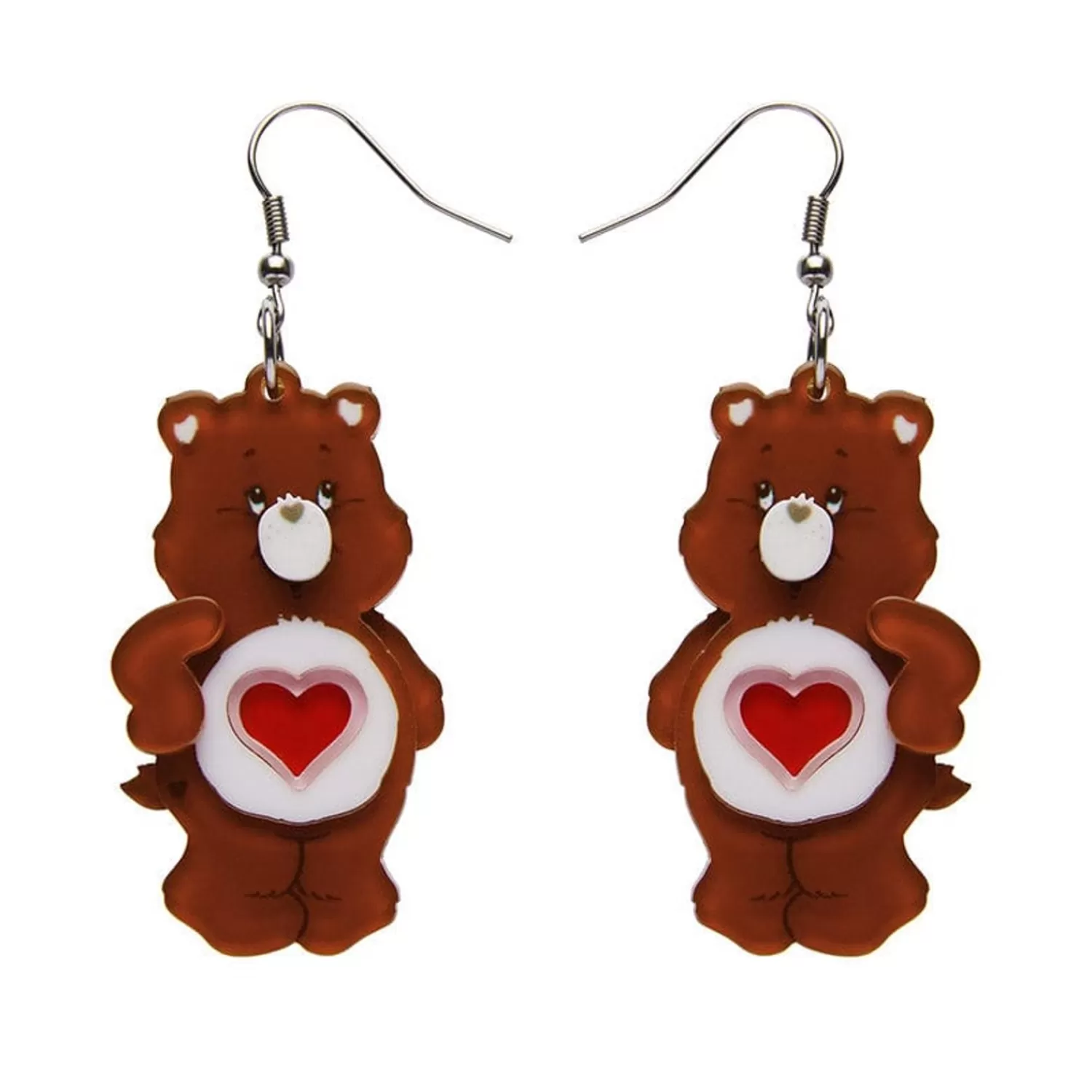 Tenderheart Bear Earrings*Erstwilder Best