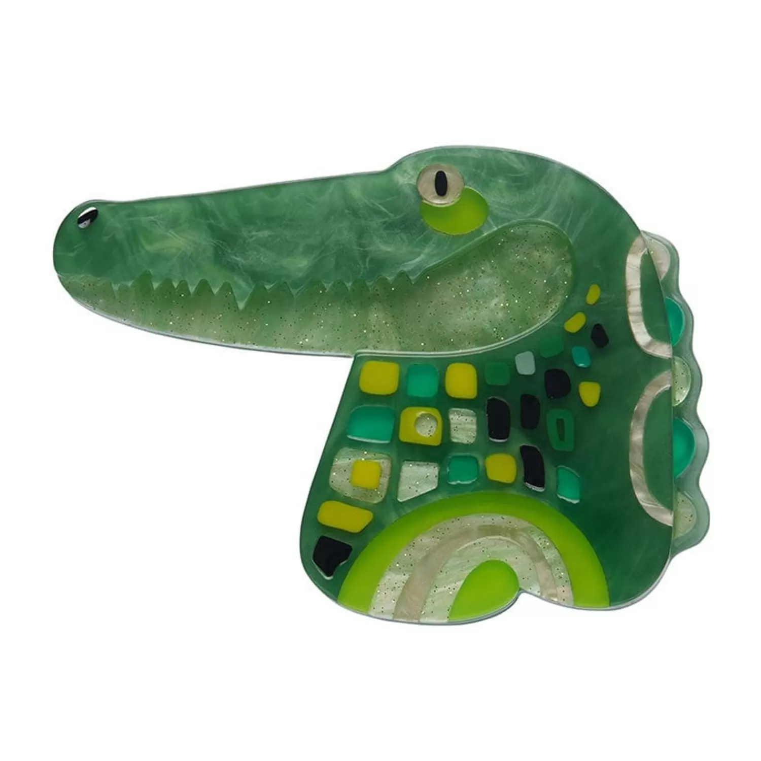 The Big Saltie Croc Brooch*Erstwilder New