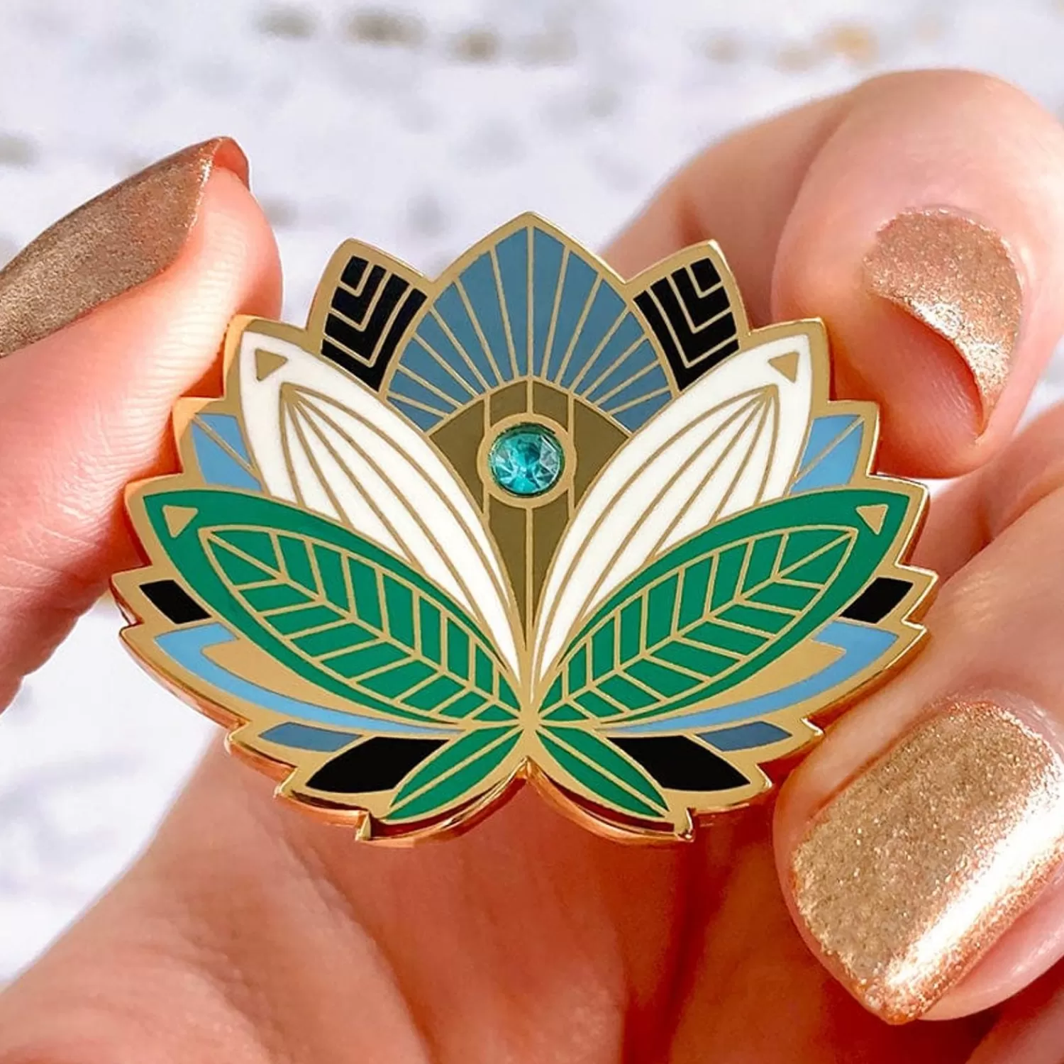 The Blue Lotus Enamel Pin*Erstwilder Sale