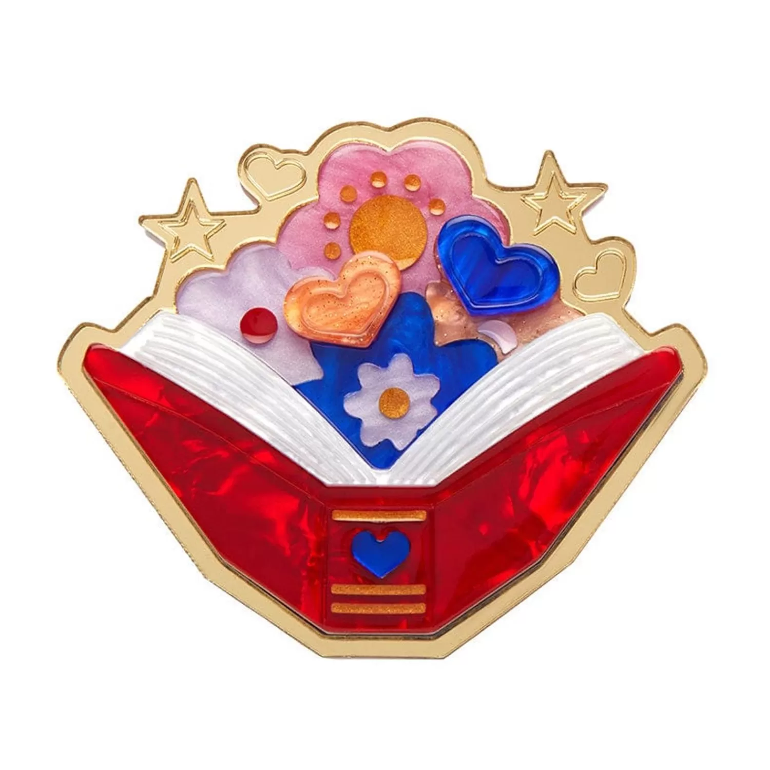 The Book Of Love Brooch*Erstwilder Clearance