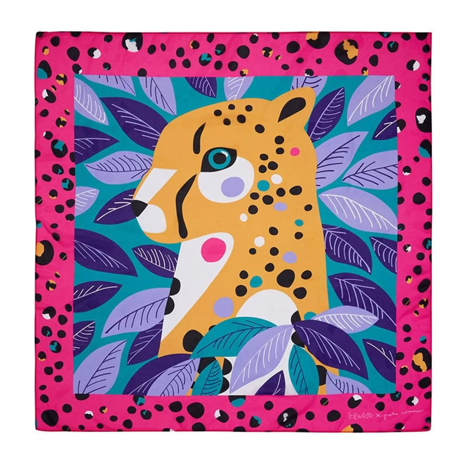 The Choosy Cheetah Square Scarf*Erstwilder Outlet