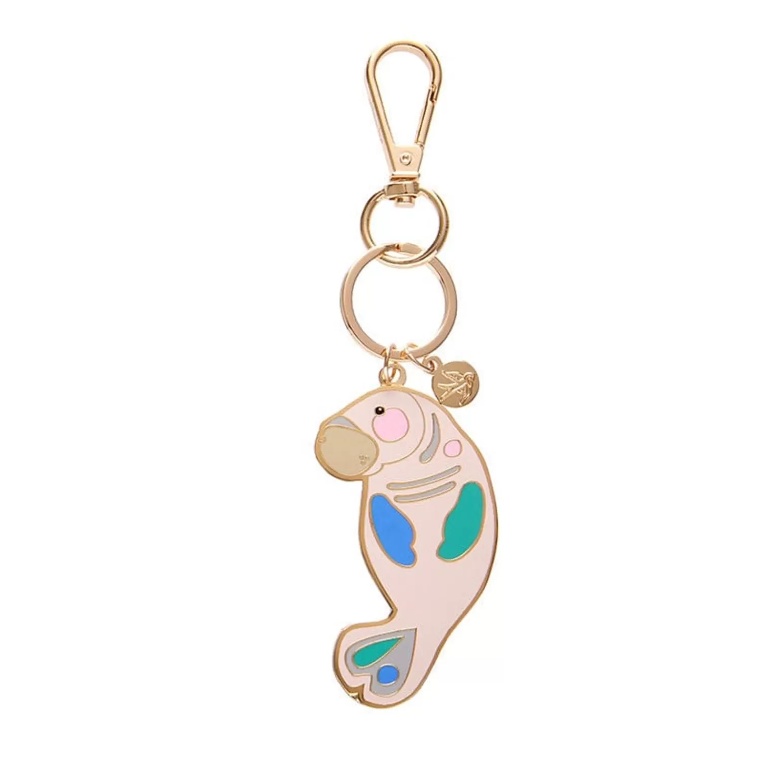 The Dutiful Dugong Enamel Key Ring*Erstwilder Outlet