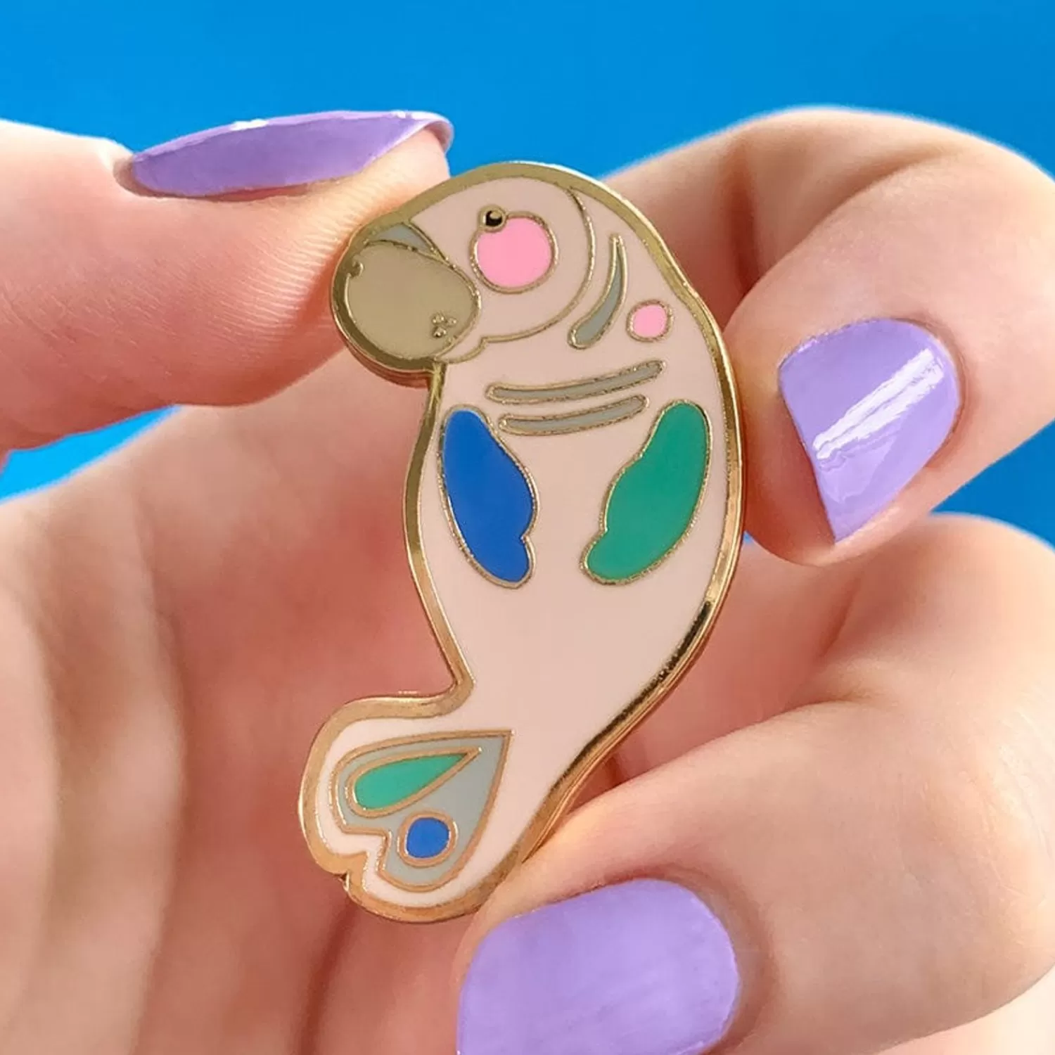 The Dutiful Dugong Enamel Pin*Erstwilder Best