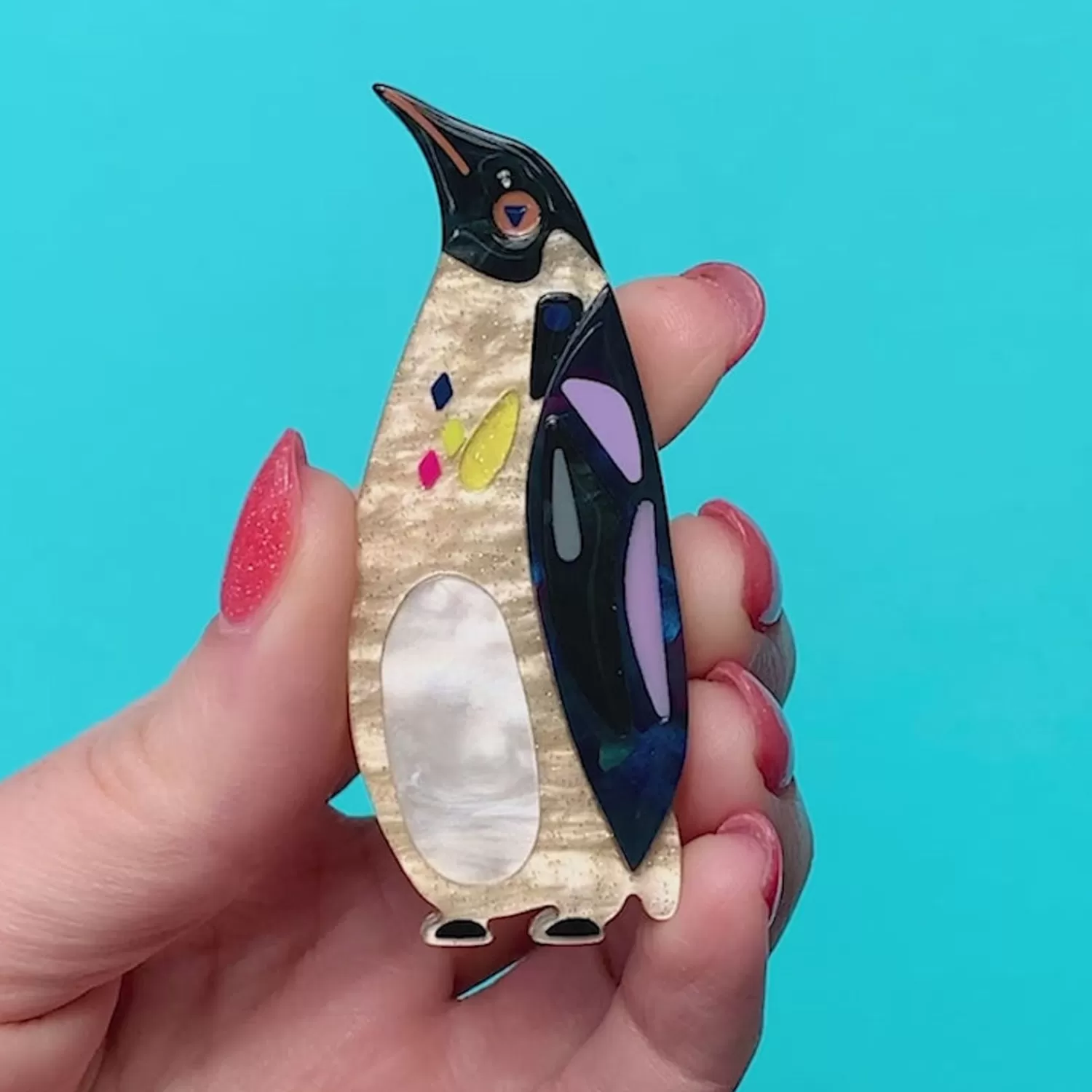 The Emboldened Emperor Penguin Brooch*Erstwilder Flash Sale