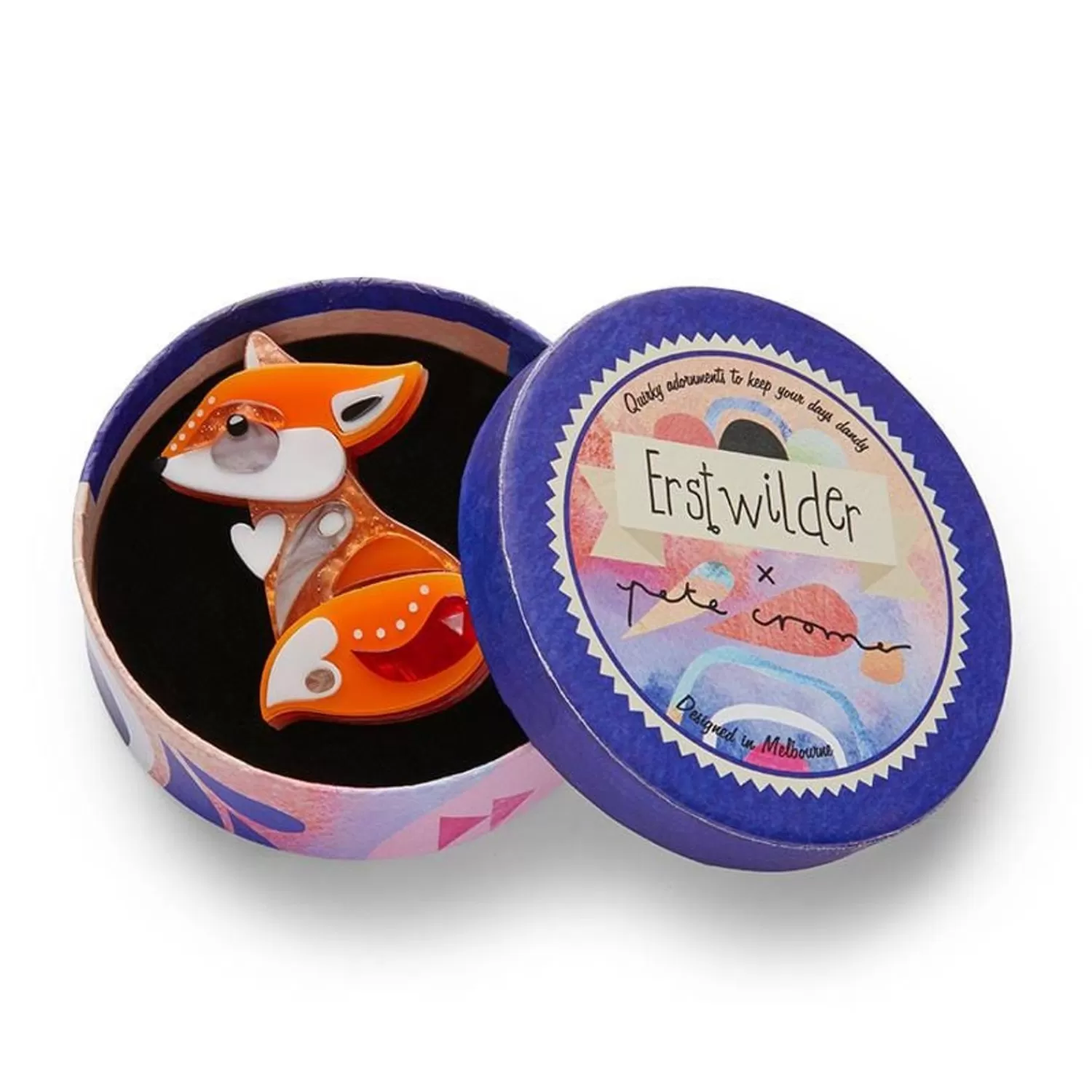 The Footloose Fox Brooch*Erstwilder Online