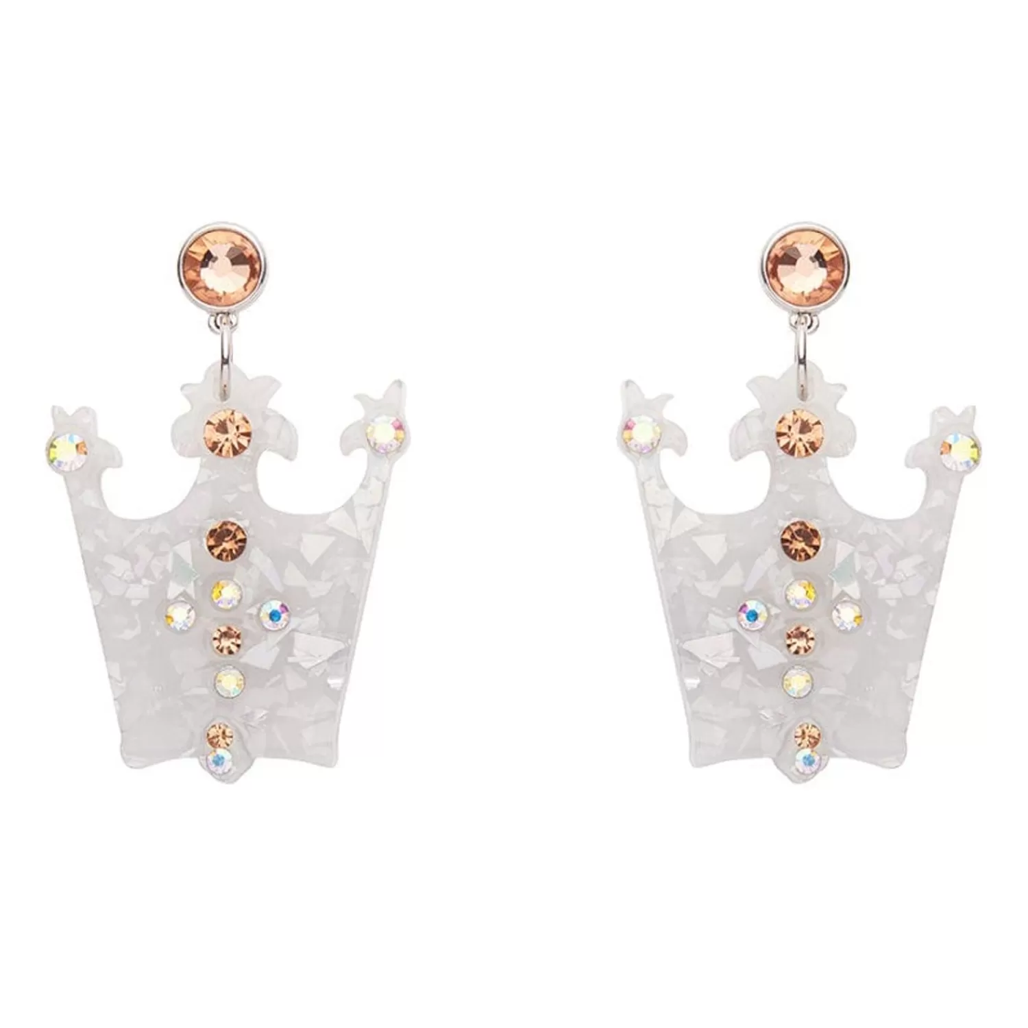 The Good Witch'S Crown Earrings*Erstwilder Clearance