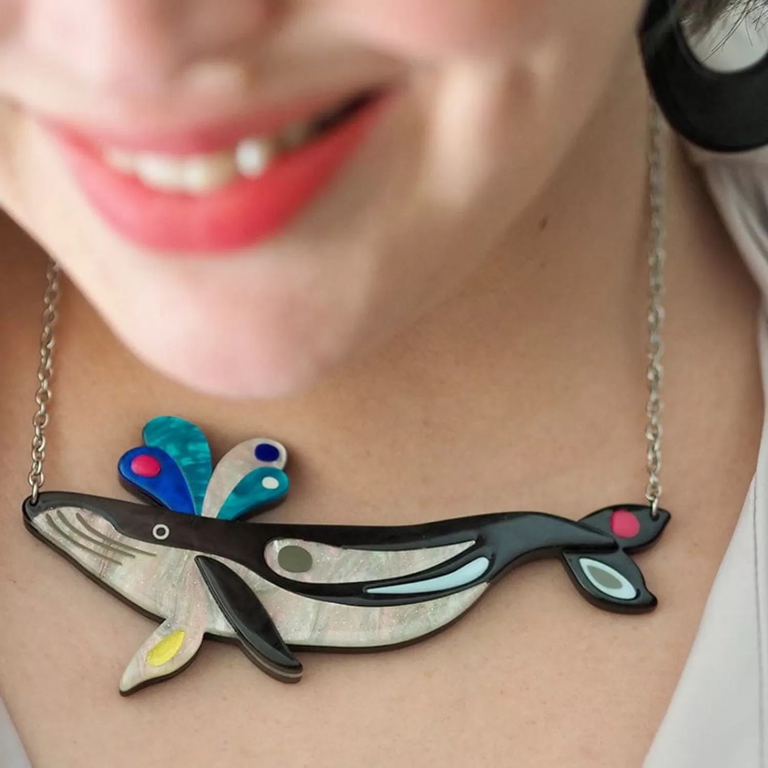 The Halcyon Humpback Whale Necklace*Erstwilder Store