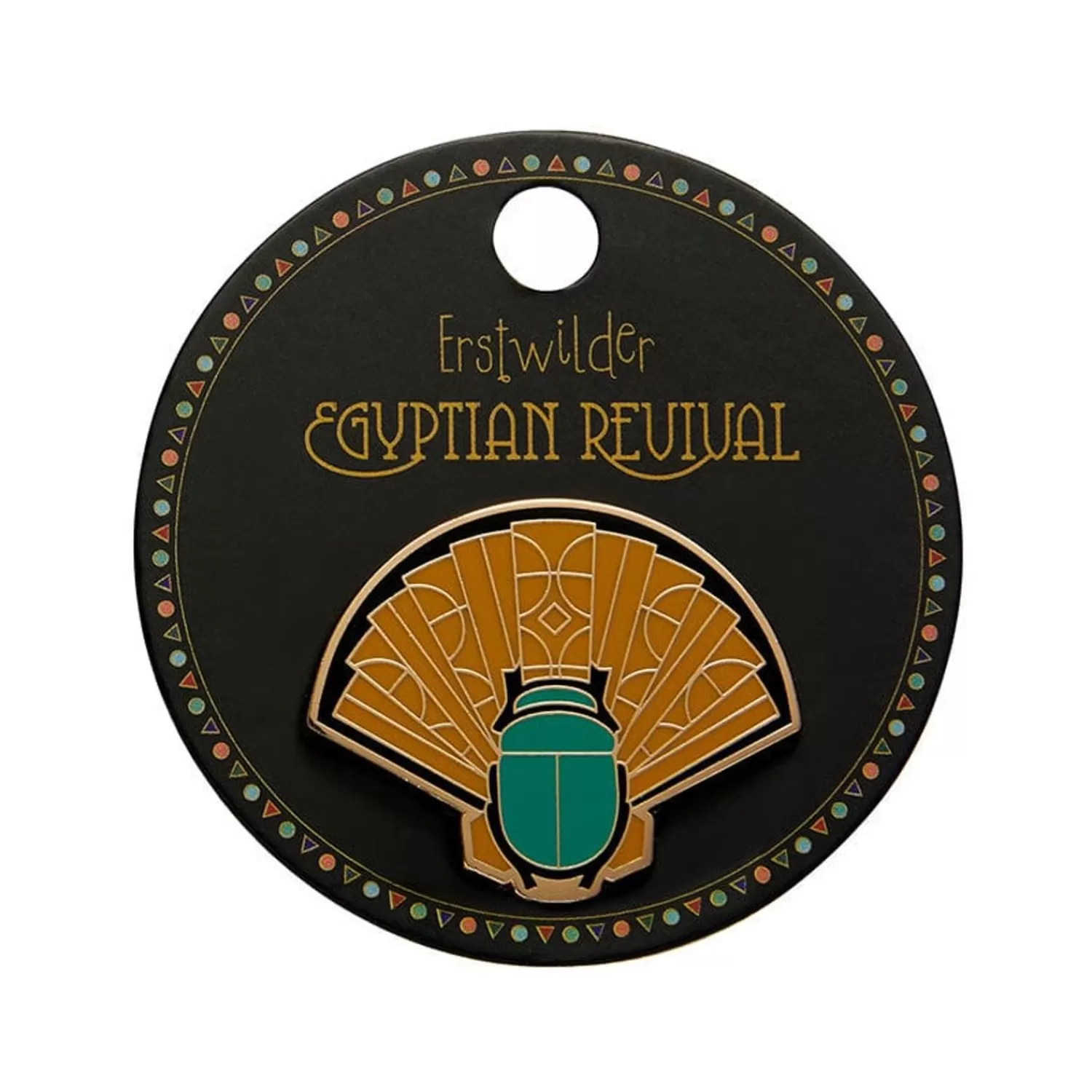 The Heart Of Egypt Scarab Enamel Pin*Erstwilder Outlet