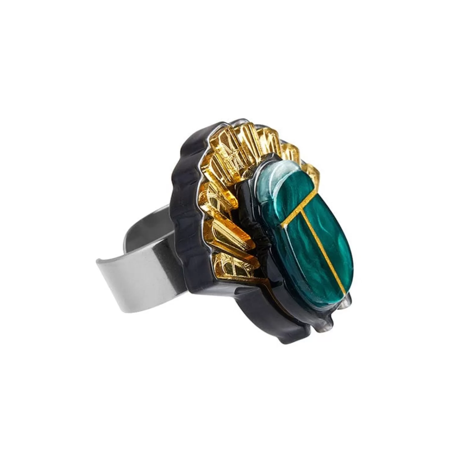 The Heart Of Egypt Scarab Ring*Erstwilder Hot