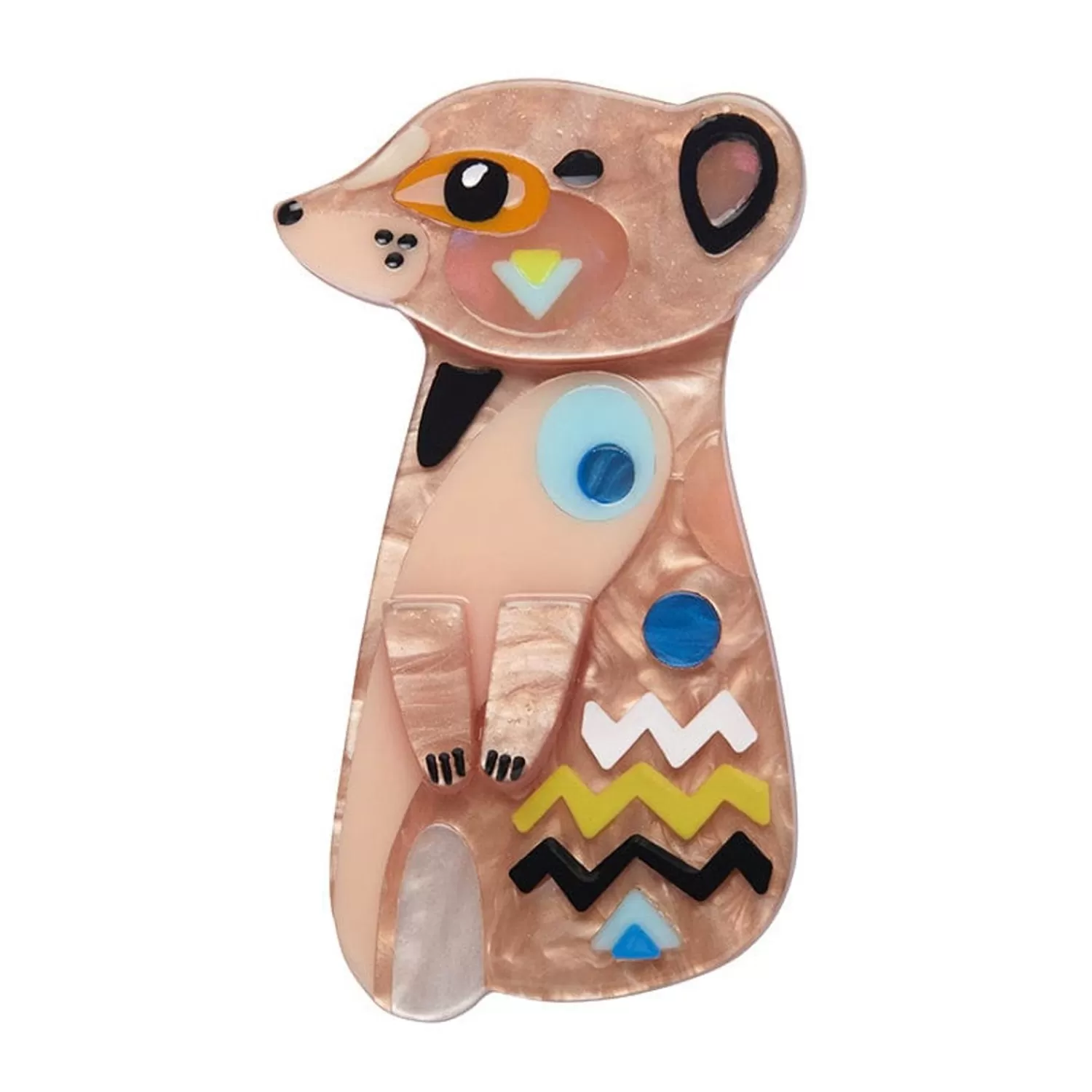 The Masterful Meerkat Brooch*Erstwilder Hot