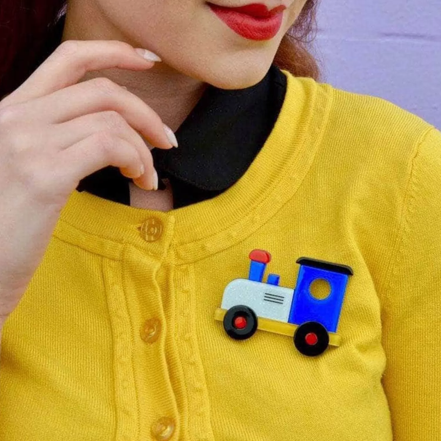 The Nostalgia Express Train Brooch*Erstwilder Best Sale