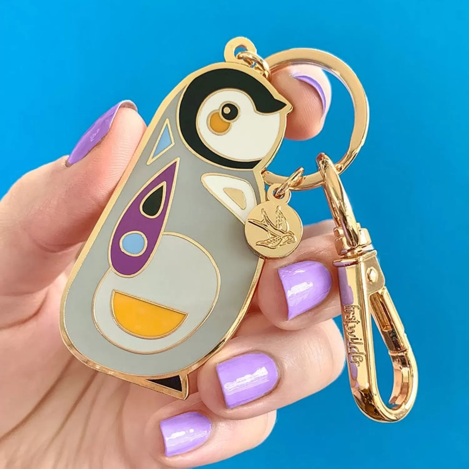 The Promising Penguin Enamel Key Ring*Erstwilder Best Sale