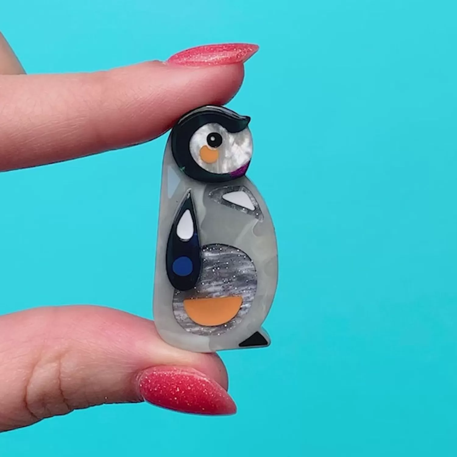 The Promising Penguin Mini Brooch*Erstwilder Clearance