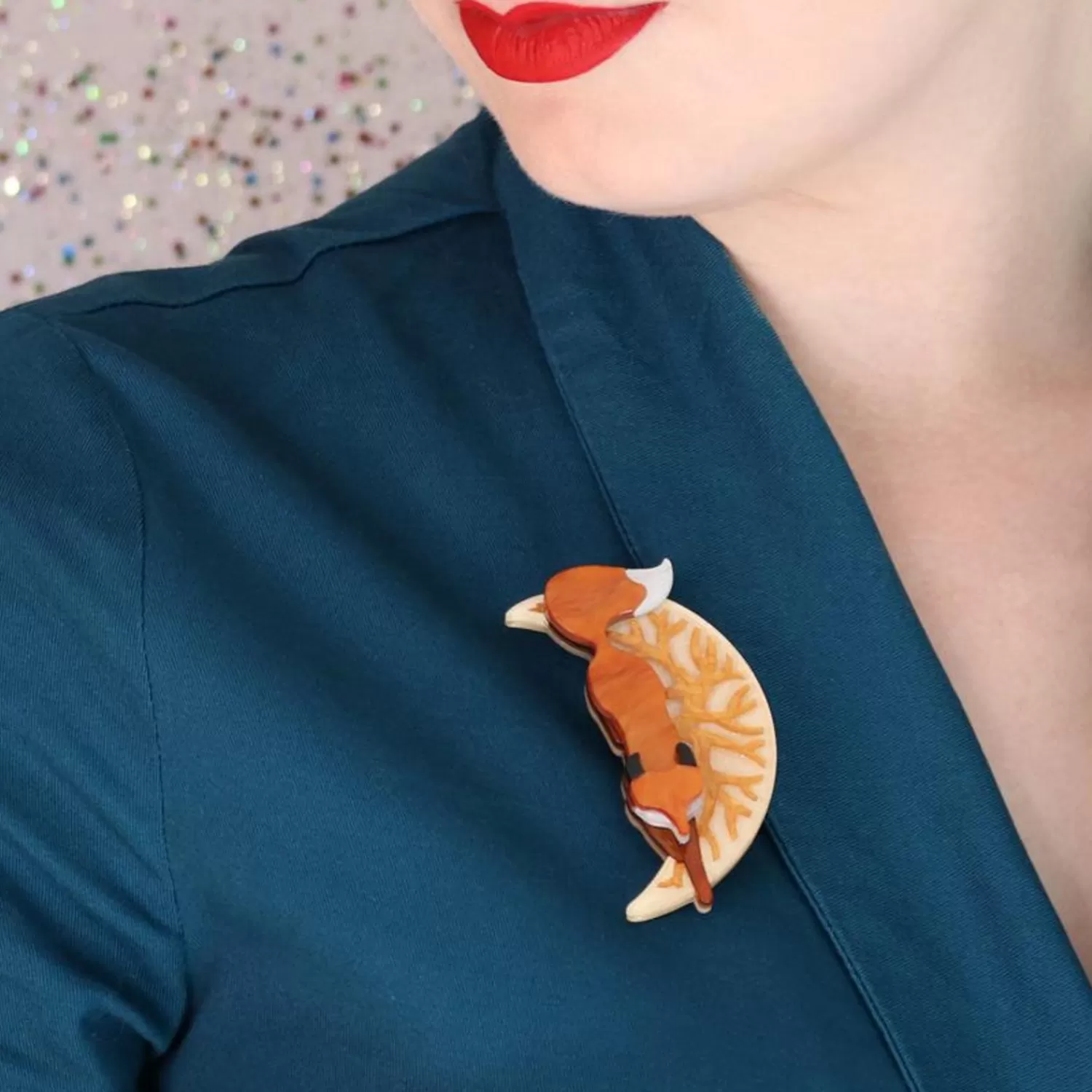 The Prowling Fox Brooch*Erstwilder Store