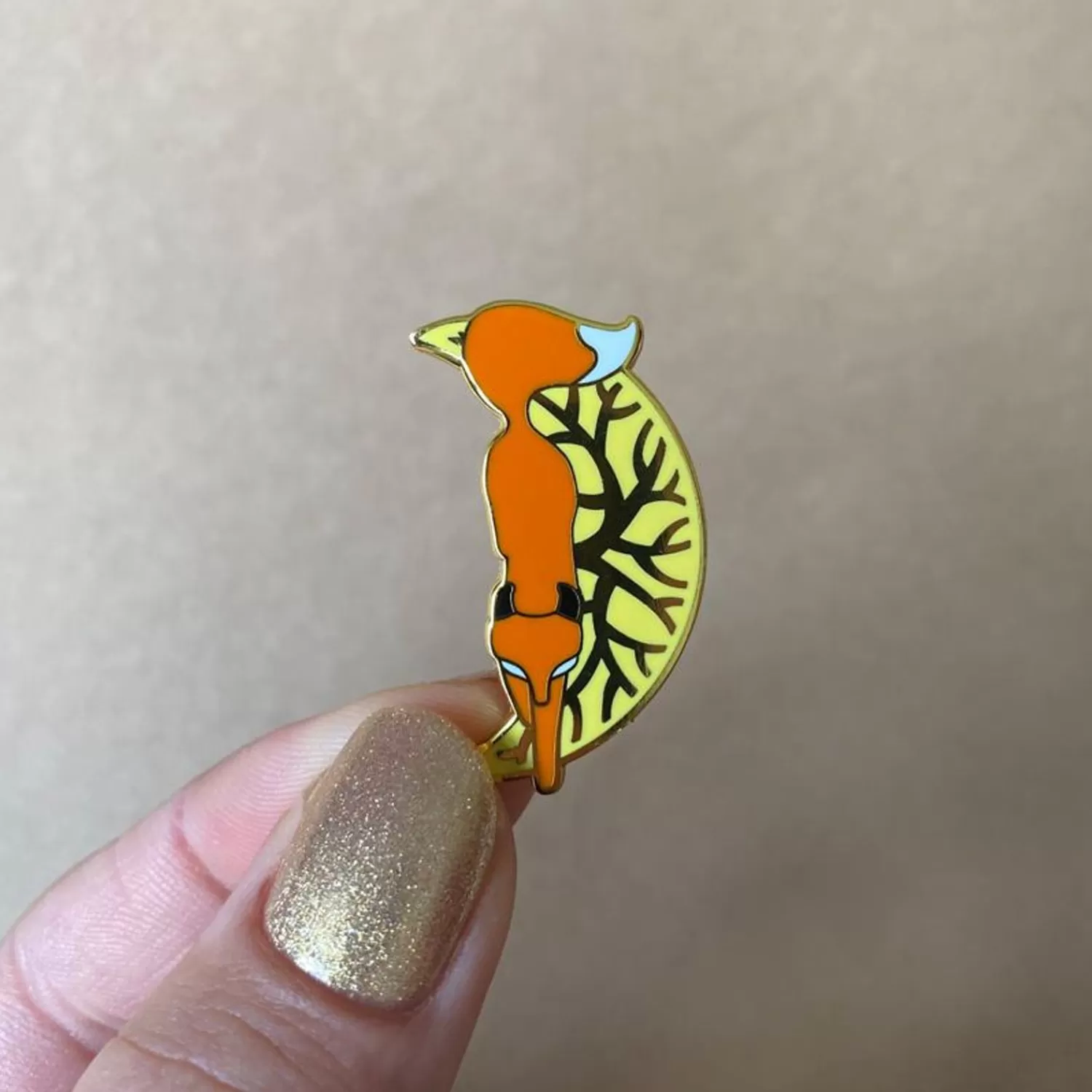 The Prowling Fox Enamel Pin*Erstwilder Shop