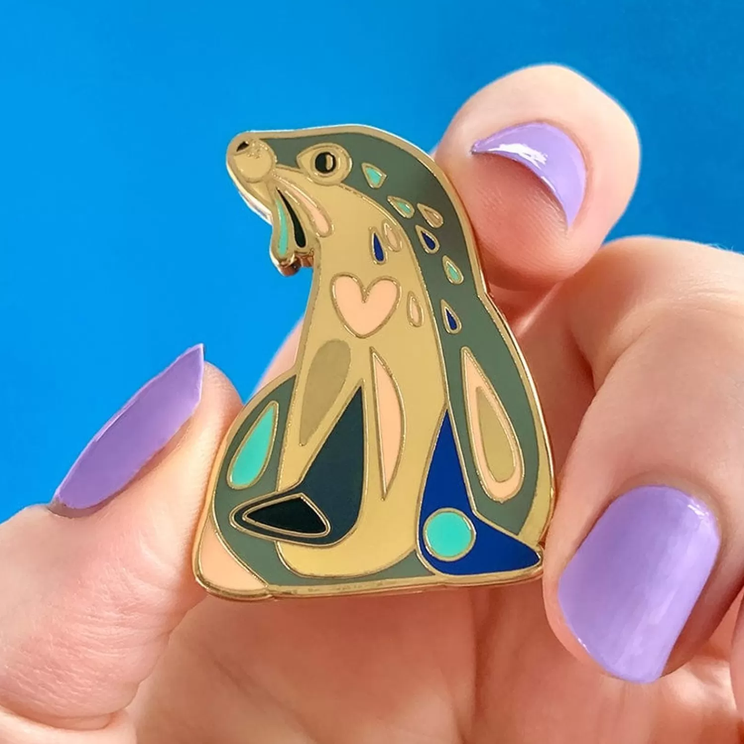 The Sage Sea Lion Enamel Pin*Erstwilder Hot