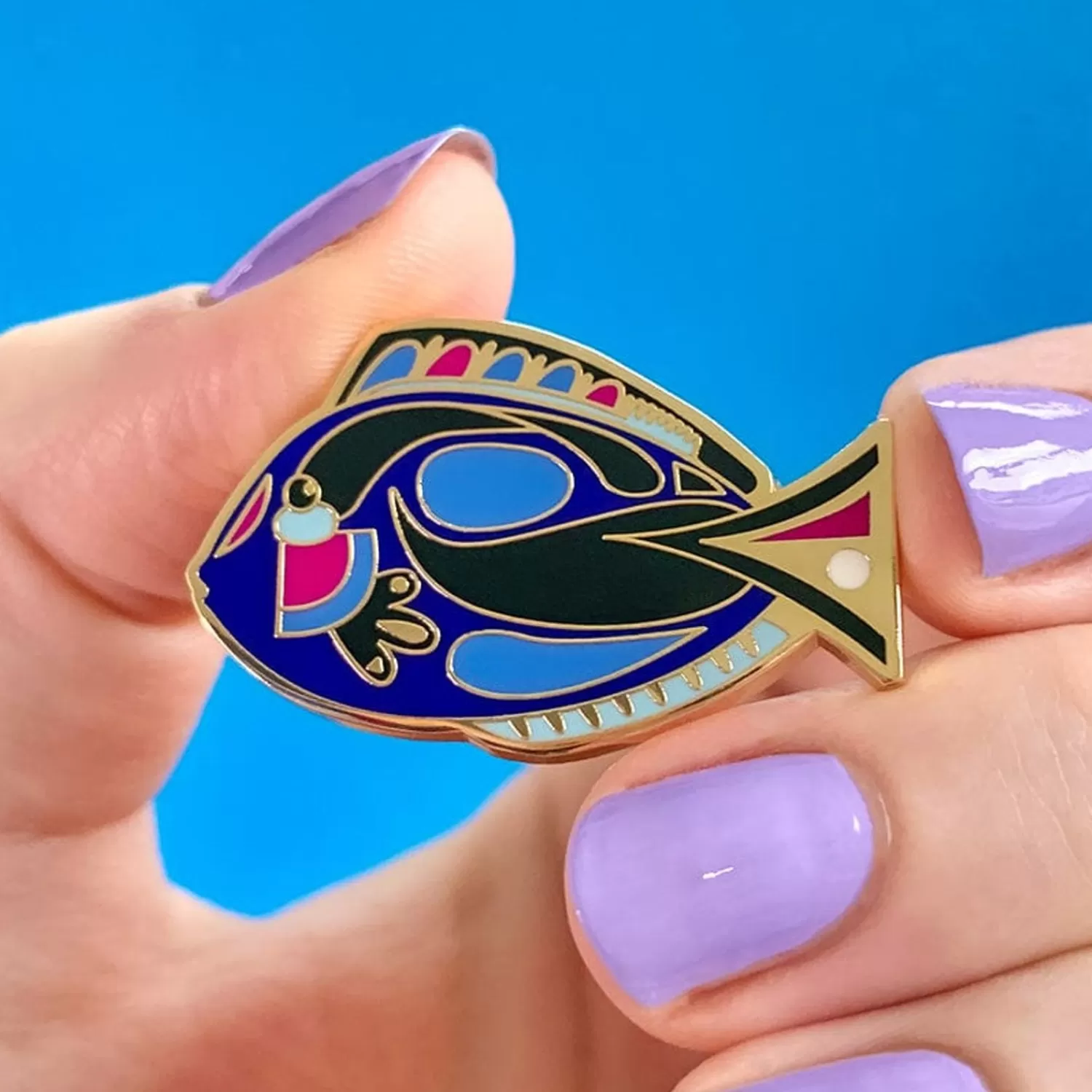 The Sartorial Surgeon Fish Enamel Pin*Erstwilder Online