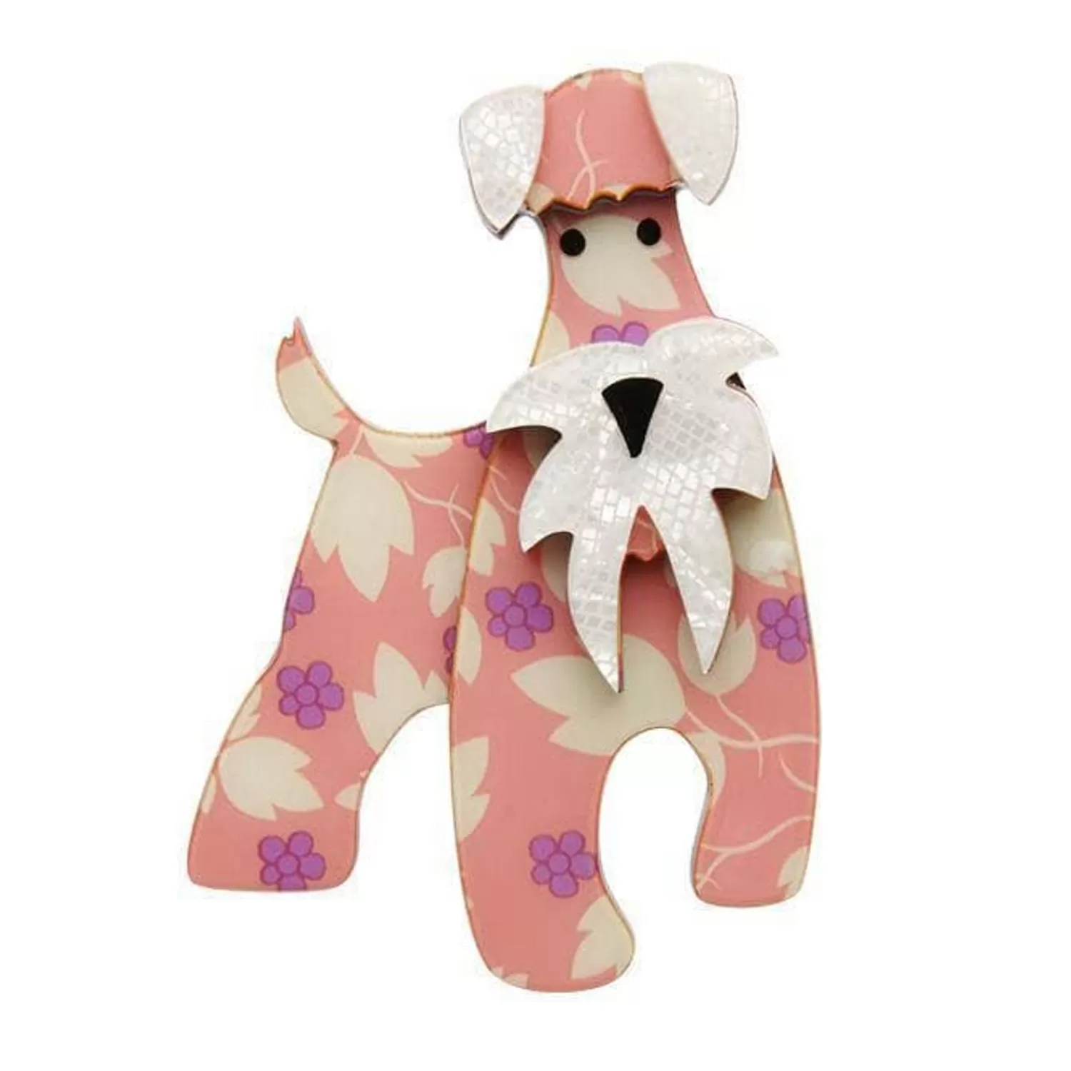 The Schnauzer And Klaus Brooch*Erstwilder New