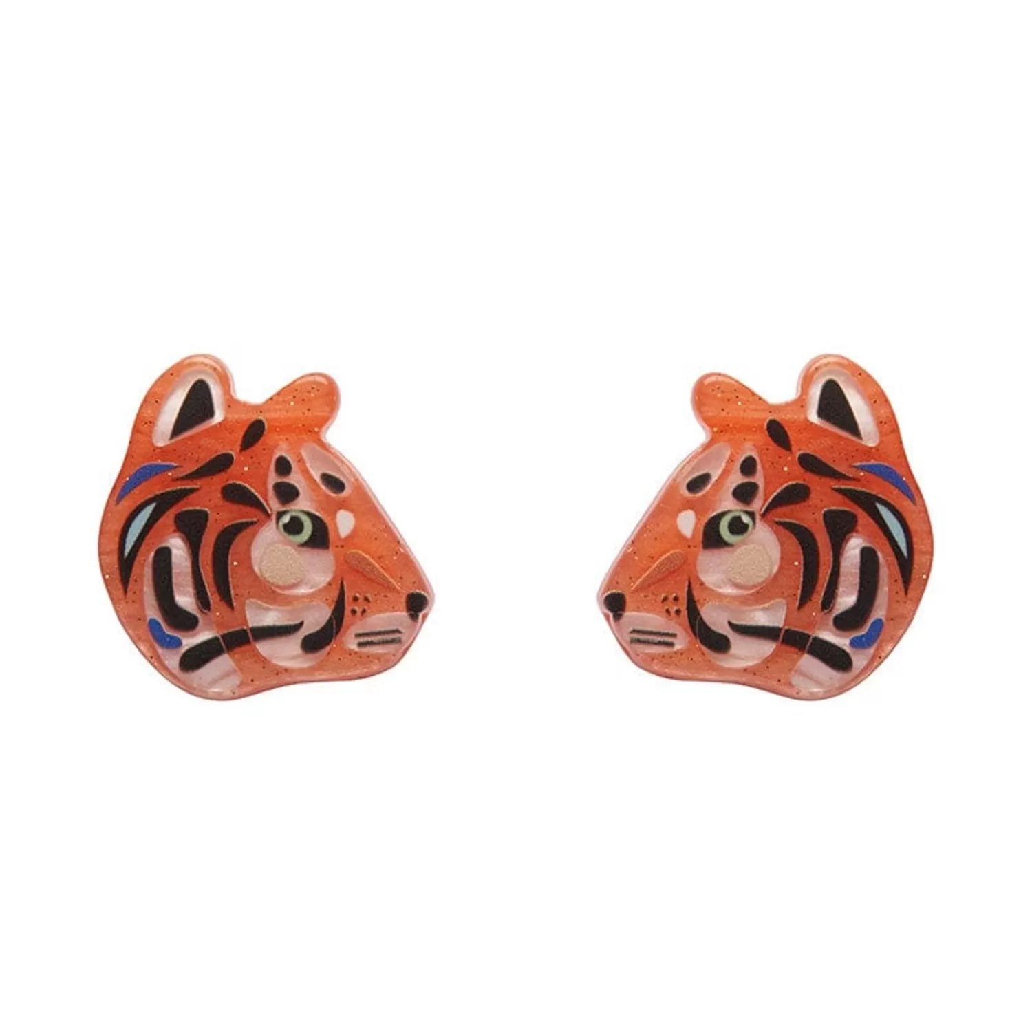 The Tranquil Tiger Earrings*Erstwilder Outlet