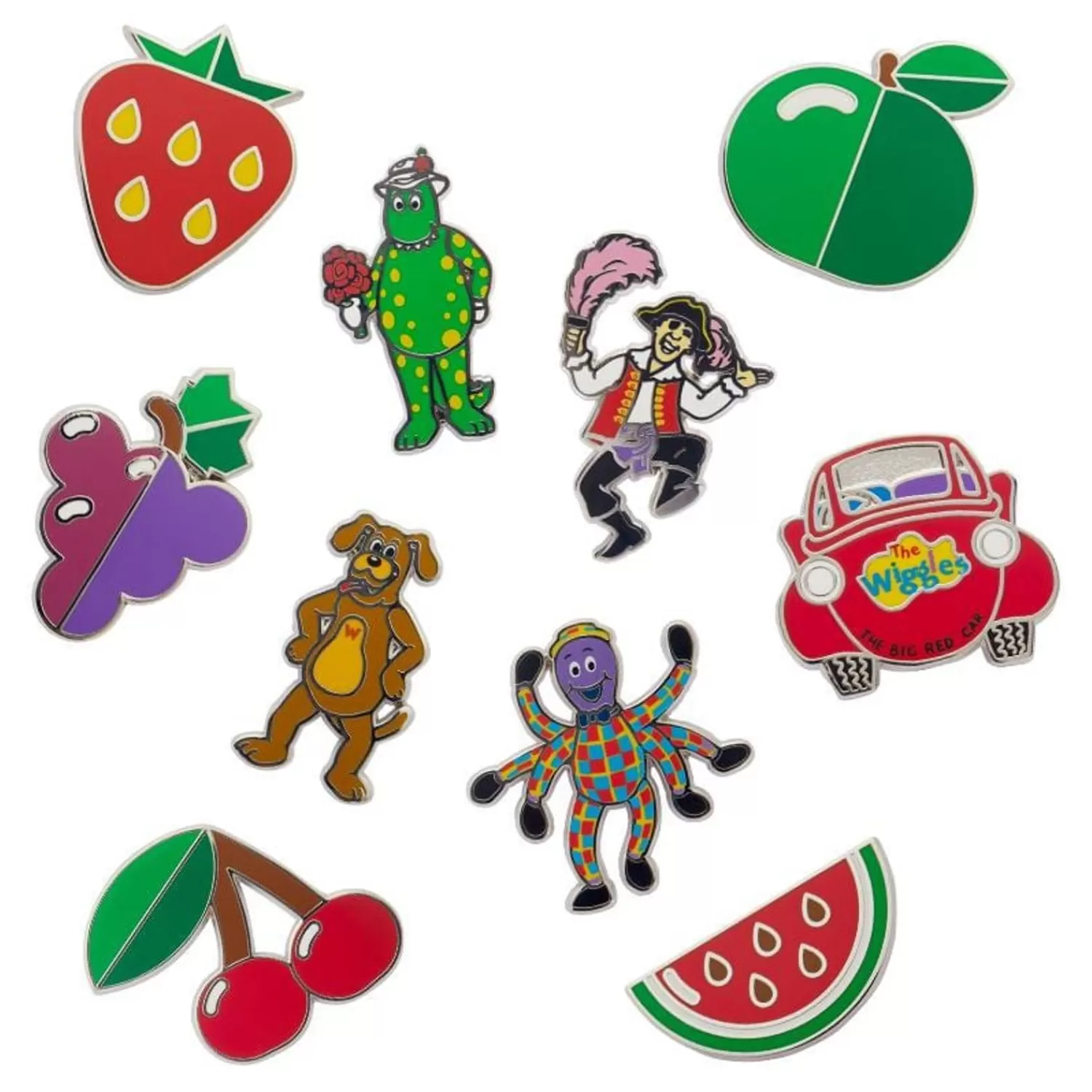 The Wiggles Enamel Pin Pack - 10 Piece*Erstwilder Fashion