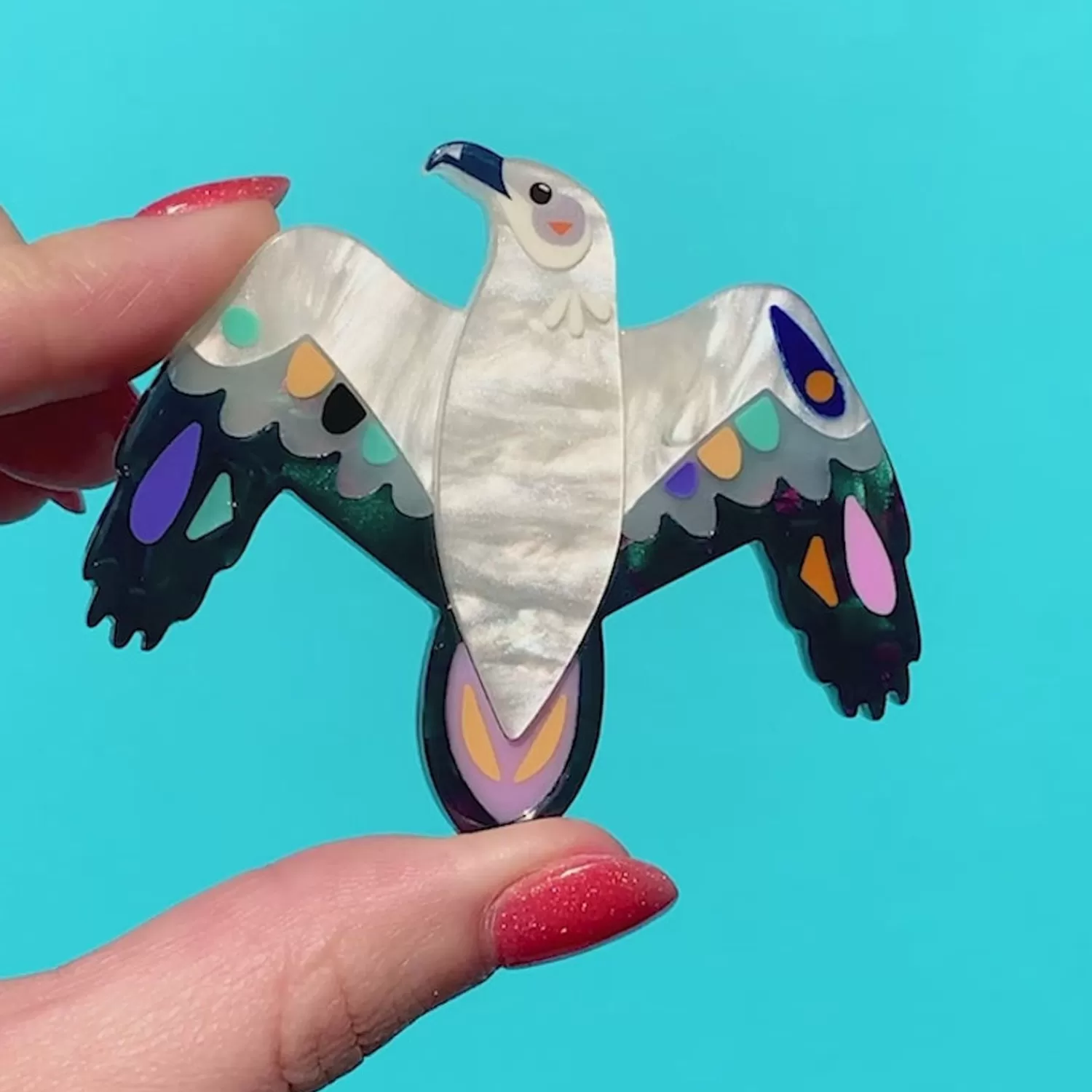 The Wily White Bellied Sea Eagle Brooch*Erstwilder Fashion