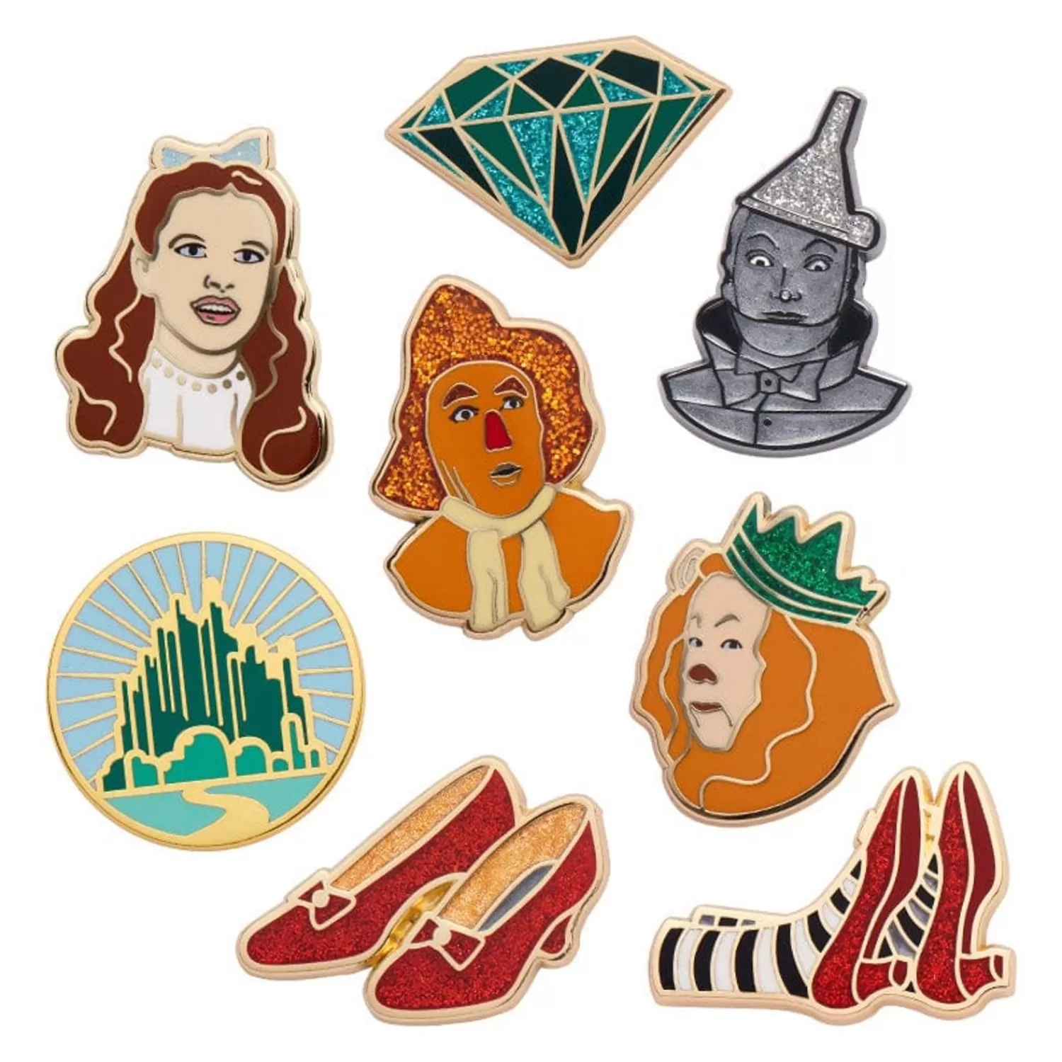 The Wizard Of Oz Enamel Pin Pack - 8 Piece*Erstwilder Shop