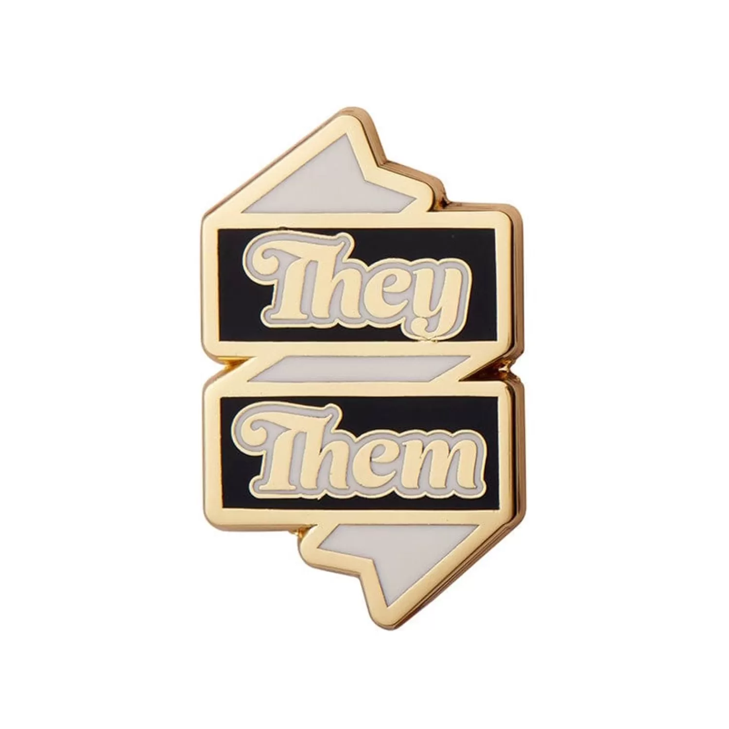 They/Them Pronoun Enamel Pin*Erstwilder New