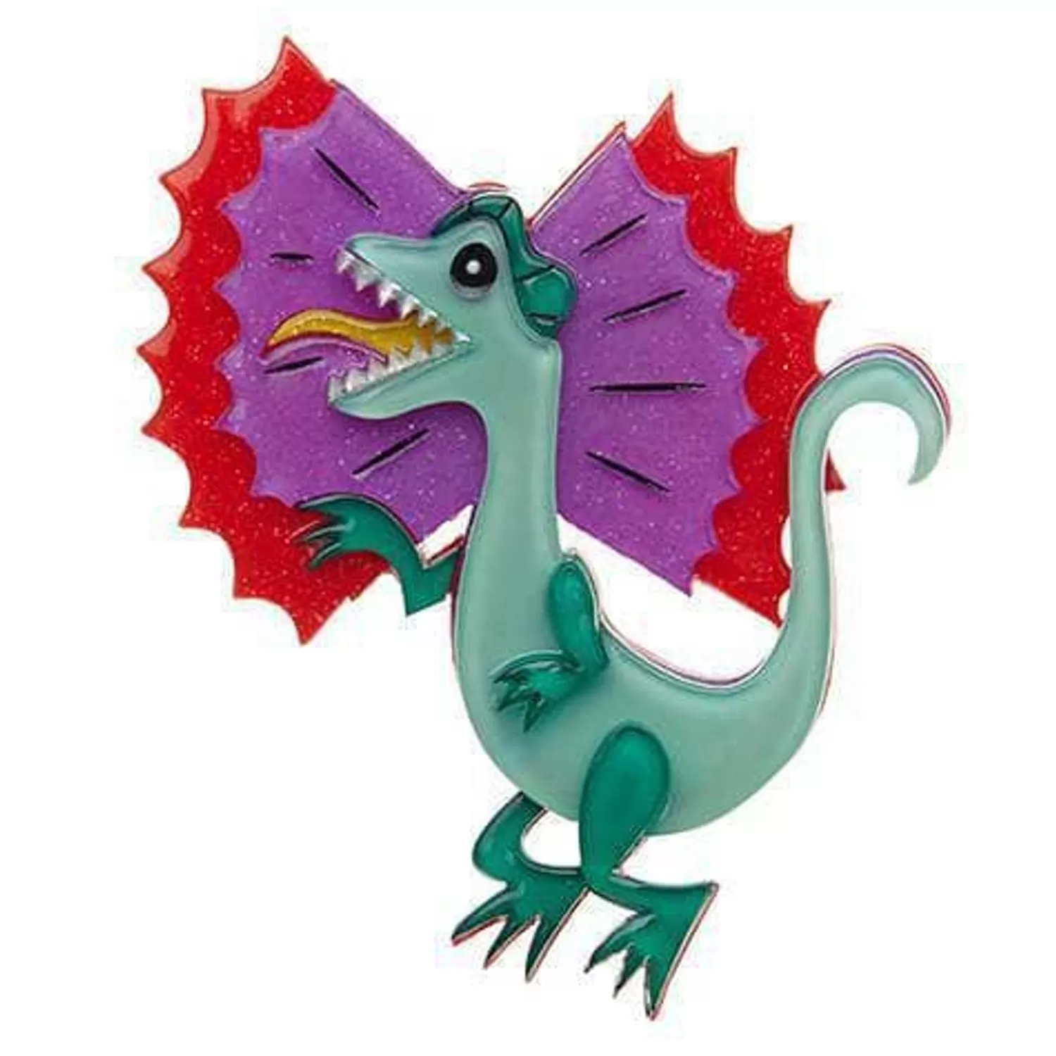 Thrill Neck Dinosaur Brooch*Erstwilder Outlet