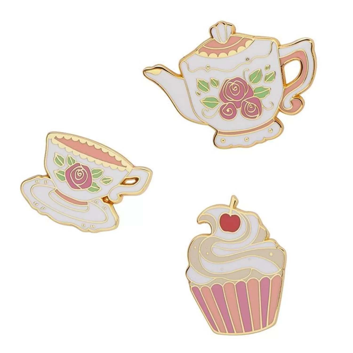 Time For Tea Enamel Pin Set*Erstwilder Discount