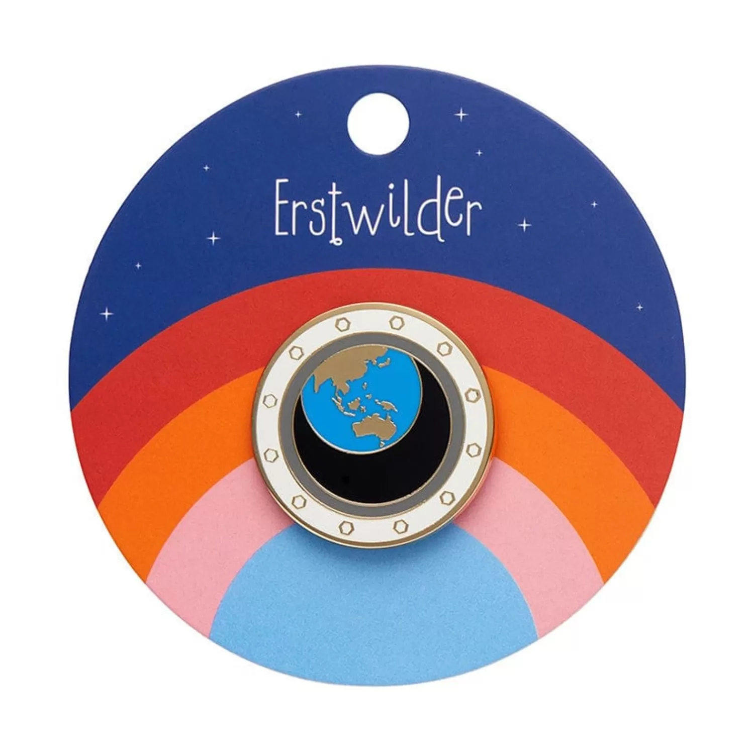 Tiny Blue Dot Enamel Pin*Erstwilder Shop