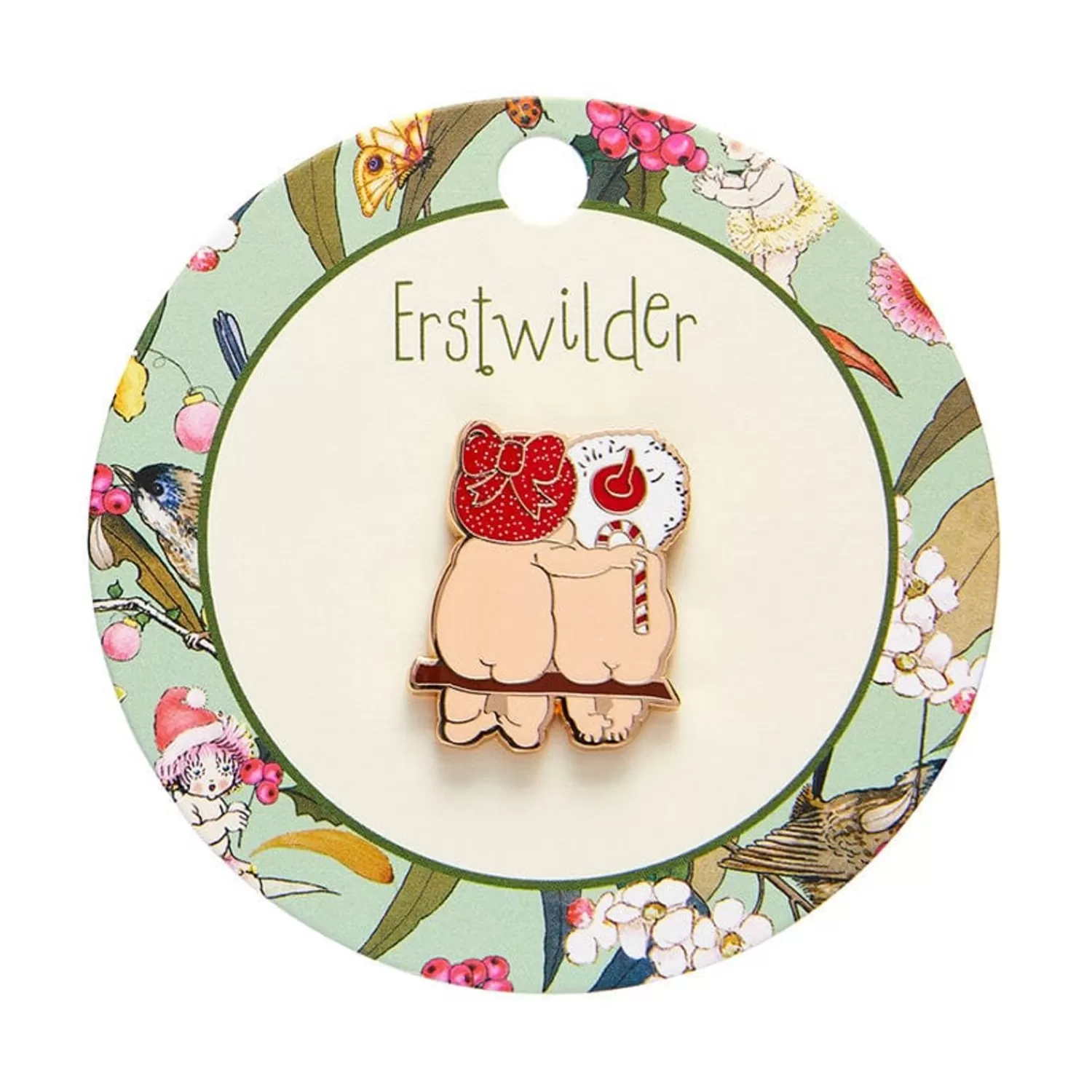 Together For Christmas Enamel Pin*Erstwilder Best Sale