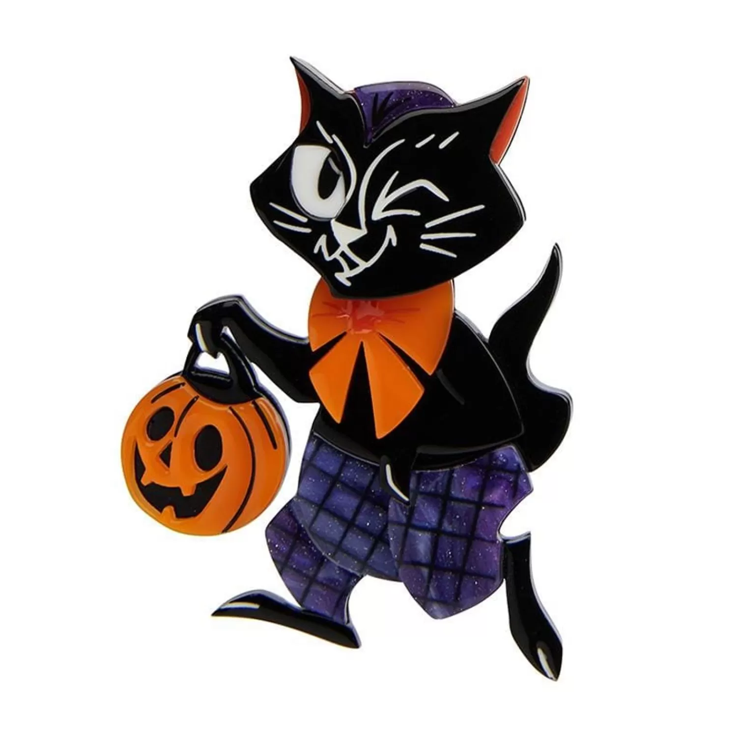 Treat Seeker Cat Brooch*Erstwilder Discount