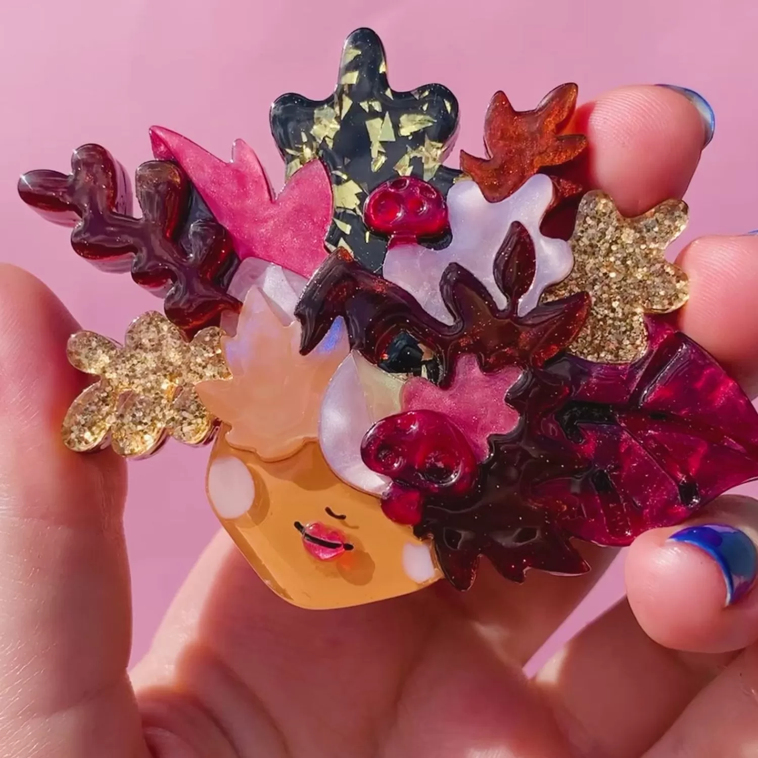 Turn A New Leaf Brooch*Erstwilder Shop