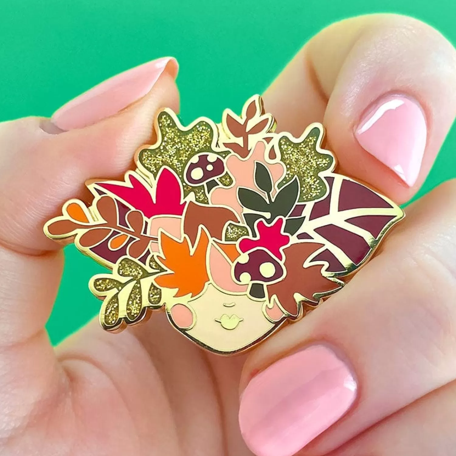 Turn A New Leaf Enamel Pin*Erstwilder Discount