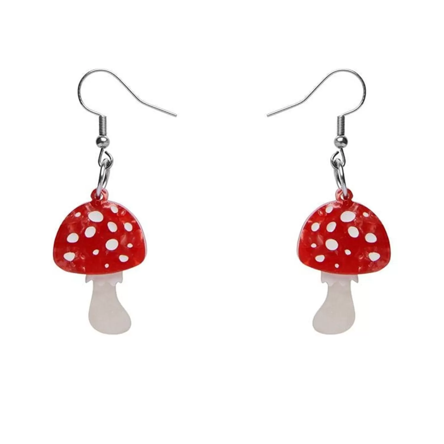 Twinning Toadstools Drop Earrings*Erstwilder Shop