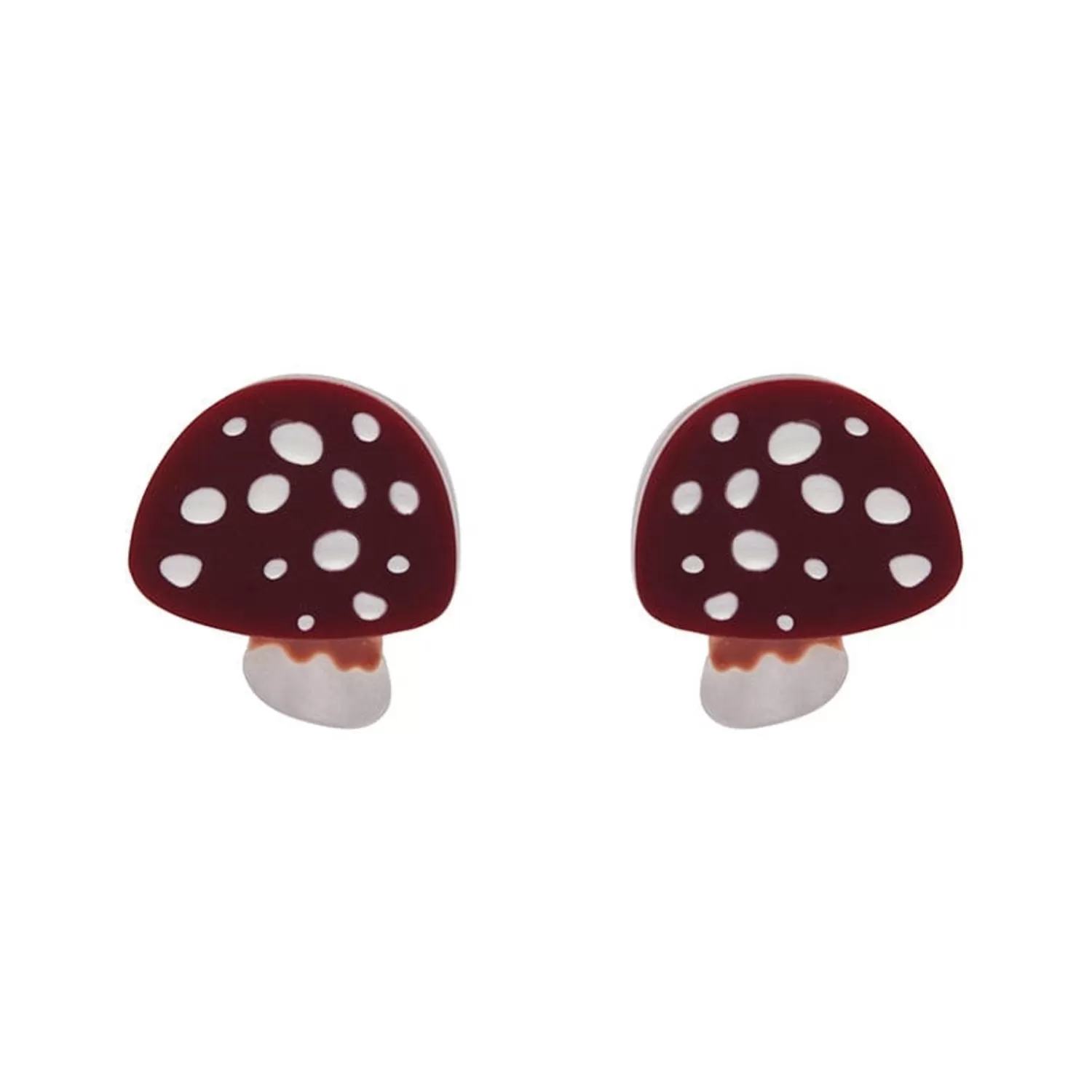 Twinning Toadstools Stud Earrings*Erstwilder Online