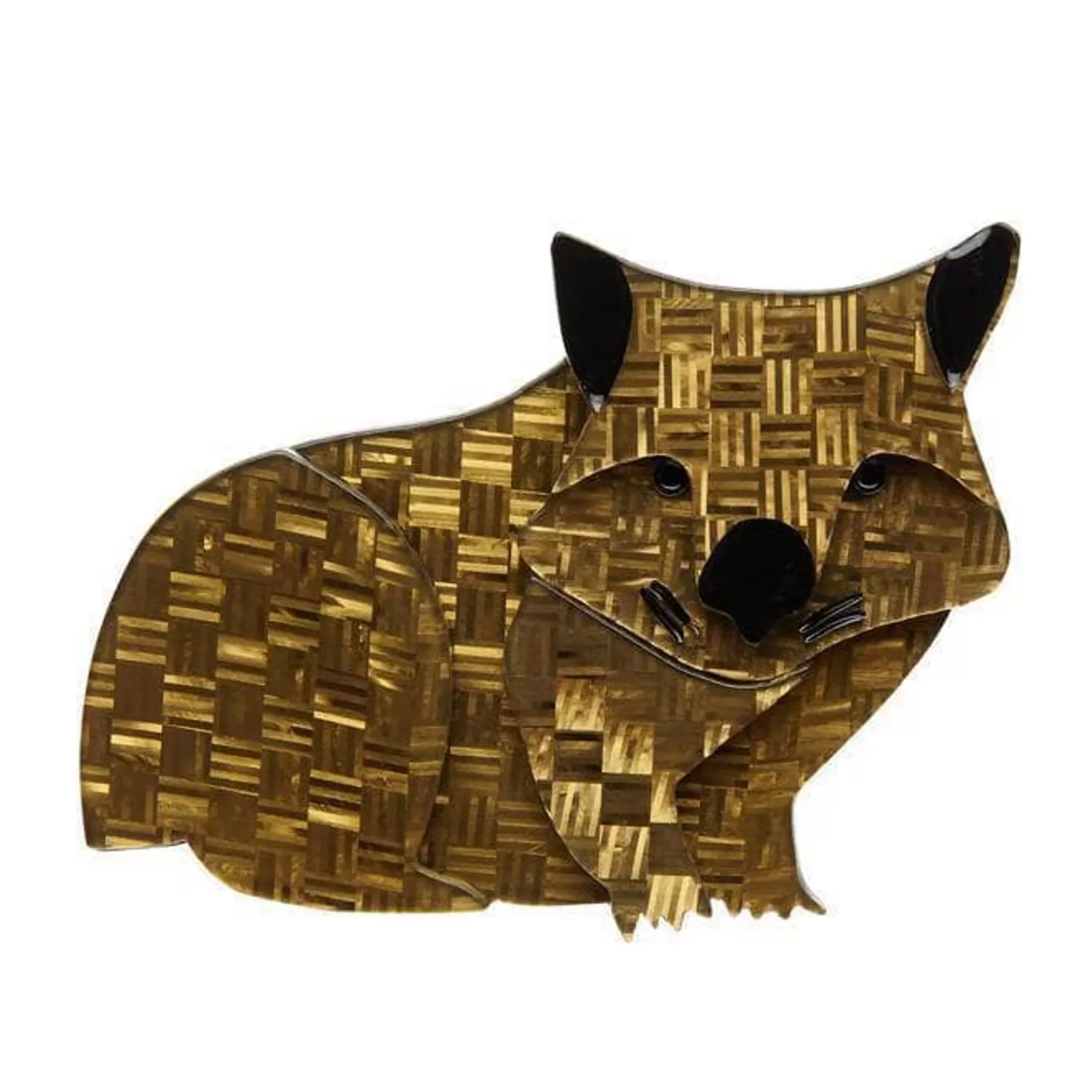 Wary Warri Wombat Brooch*Erstwilder Cheap